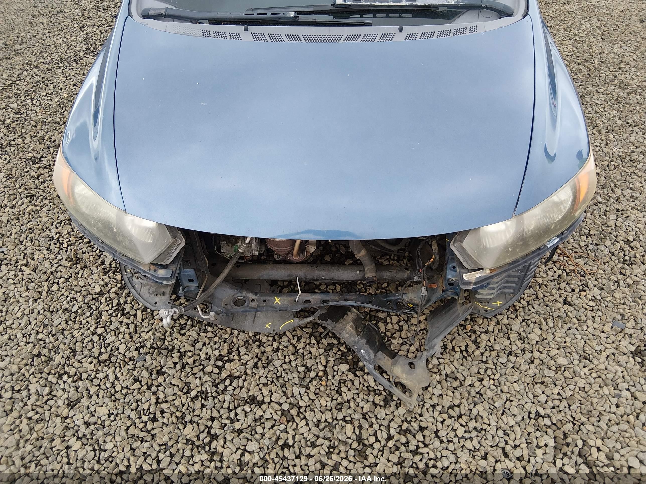 2007 Honda Civic Ex Blue vin: 2HGFG12877H529435