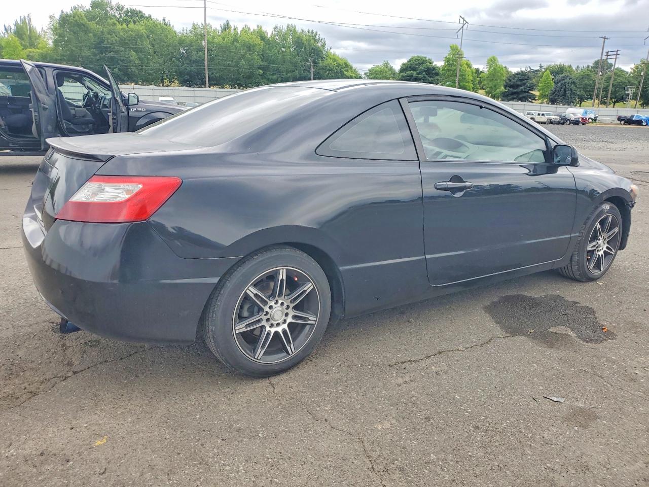2007 Honda Civic Ex Black vin: 2HGFG12877H537230