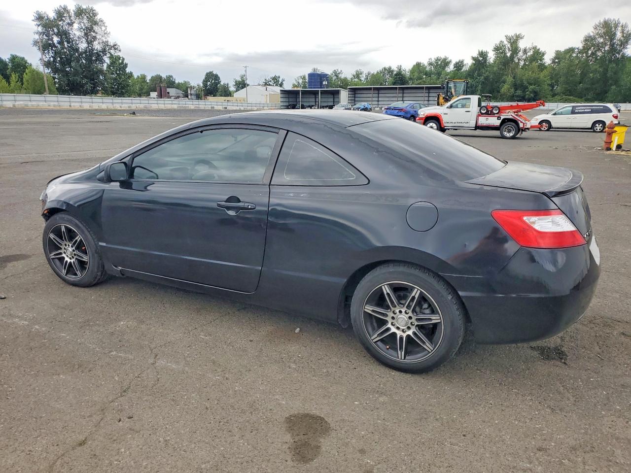 2007 Honda Civic Ex Black vin: 2HGFG12877H537230