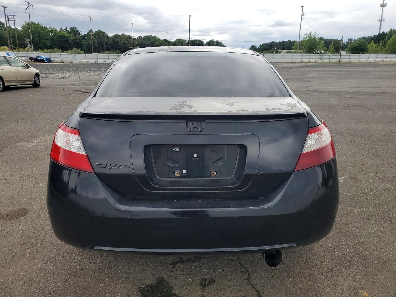 2007 Honda Civic Ex Black vin: 2HGFG12877H537230