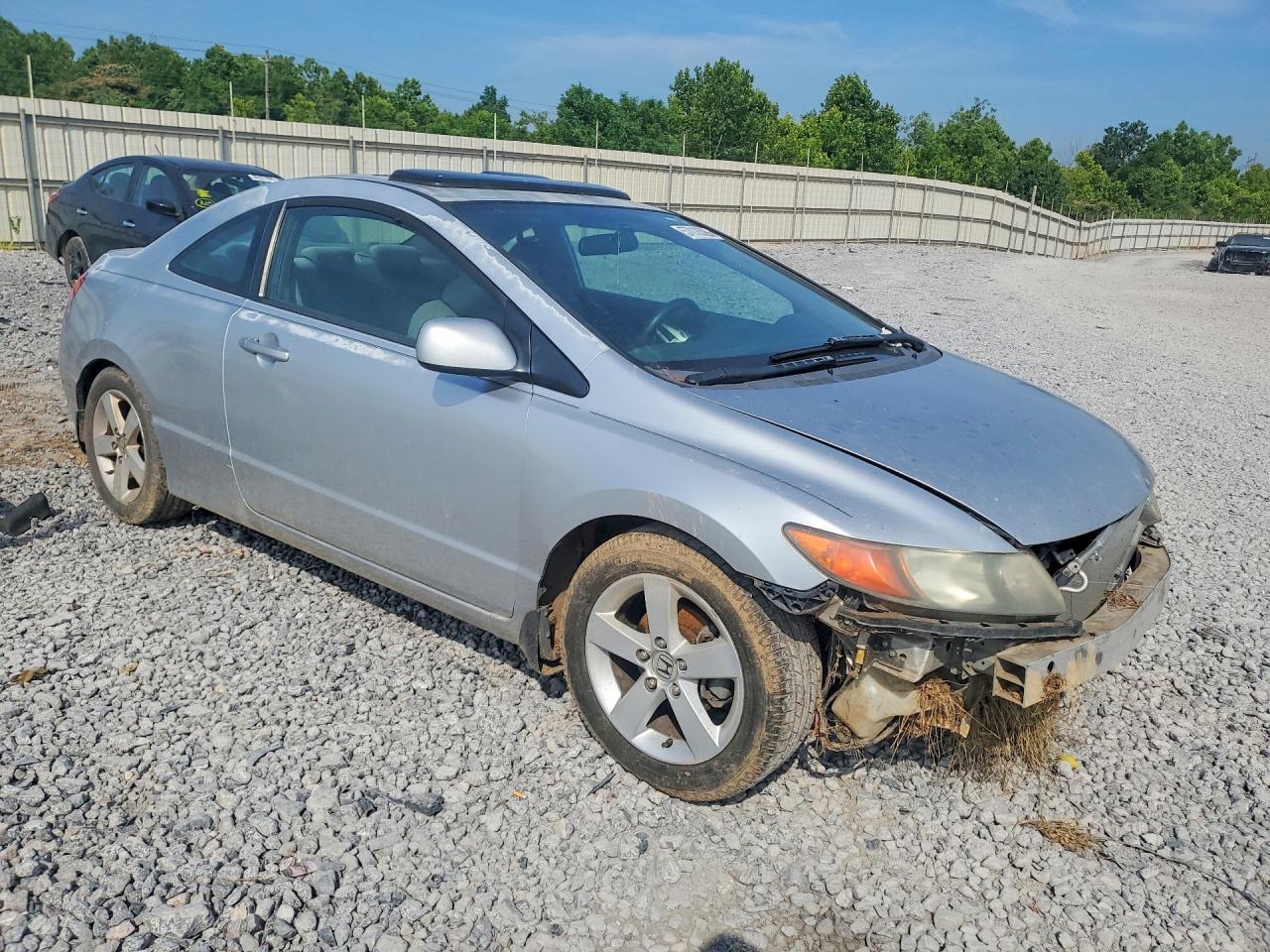 2007 Honda Civic Ex Silver vin: 2HGFG12877H541827