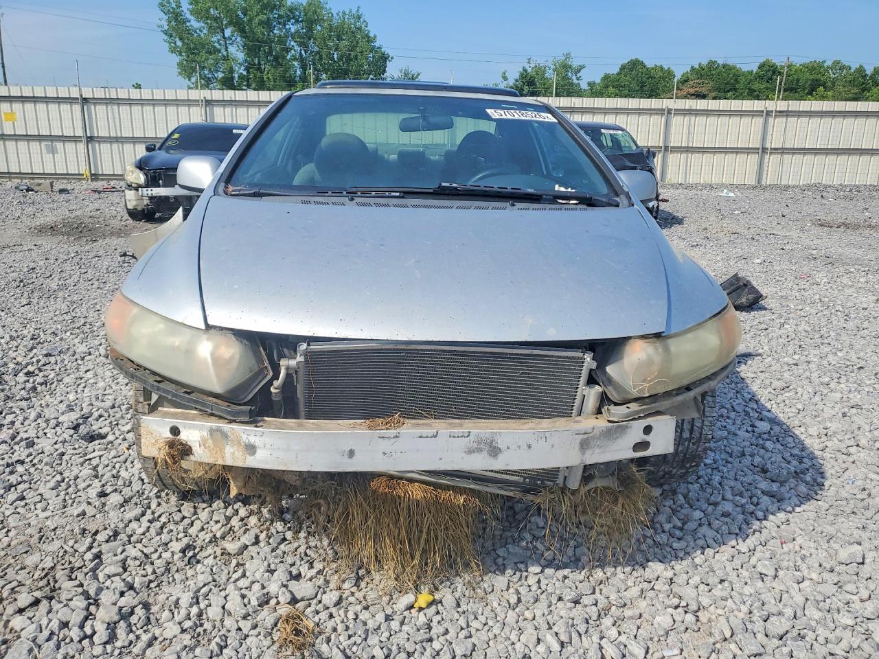 2007 Honda Civic Ex Silver vin: 2HGFG12877H541827