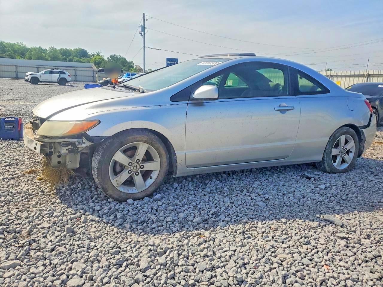 2007 Honda Civic Ex Silver vin: 2HGFG12877H541827