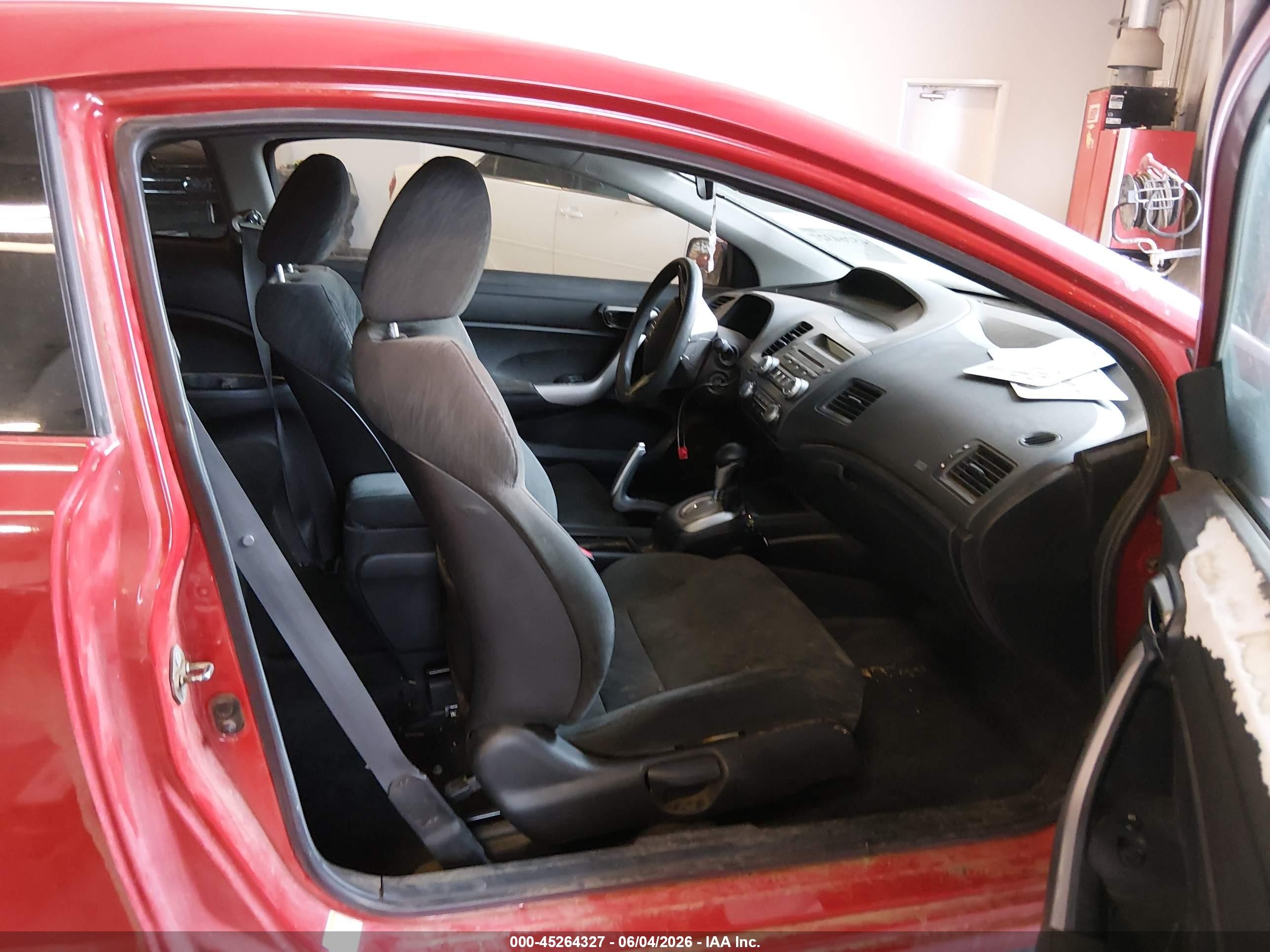 2007 Honda Civic Ex Red vin: 2HGFG12877H554853