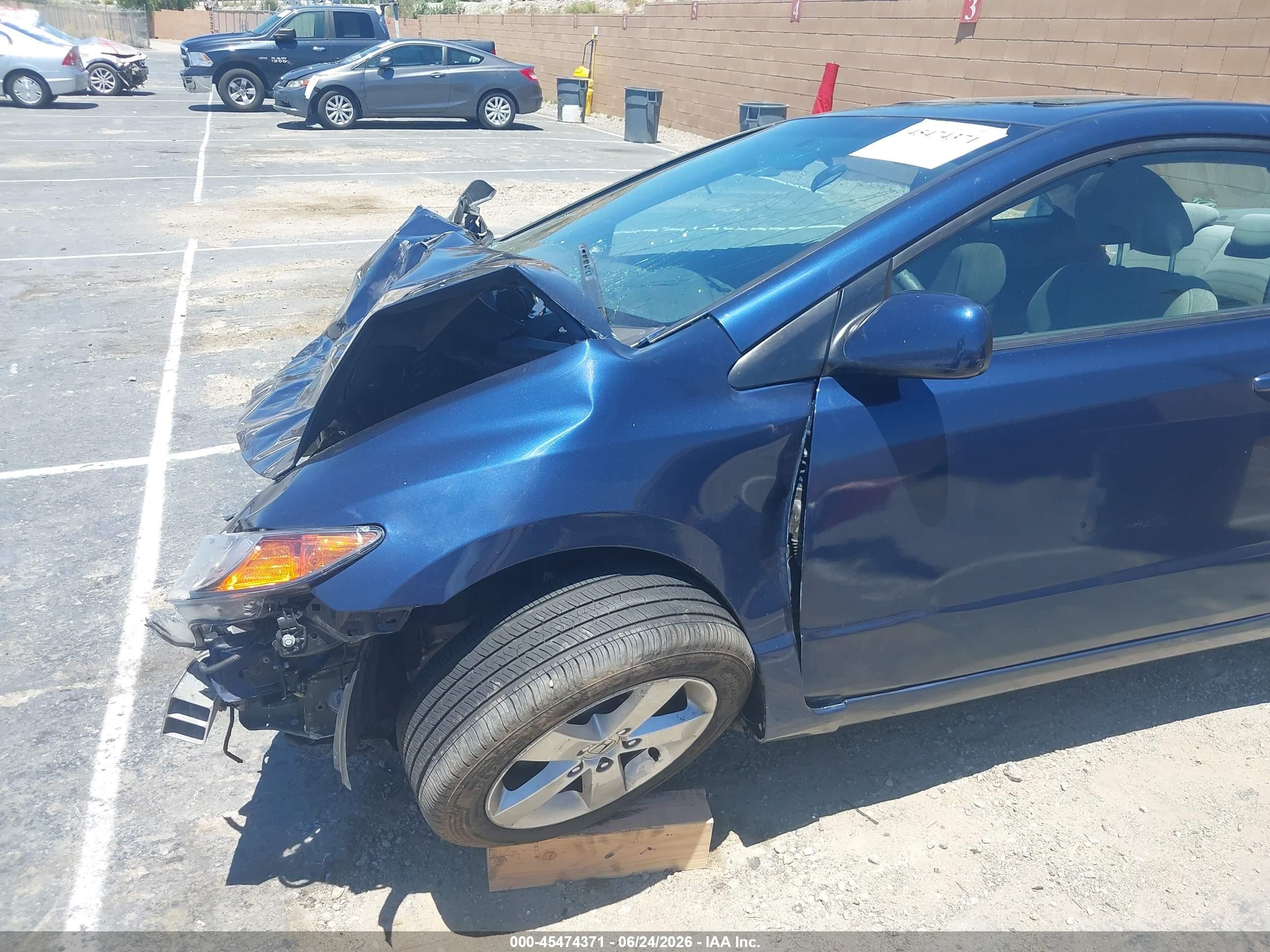 2007 Honda Civic Ex Blue vin: 2HGFG12877H566758