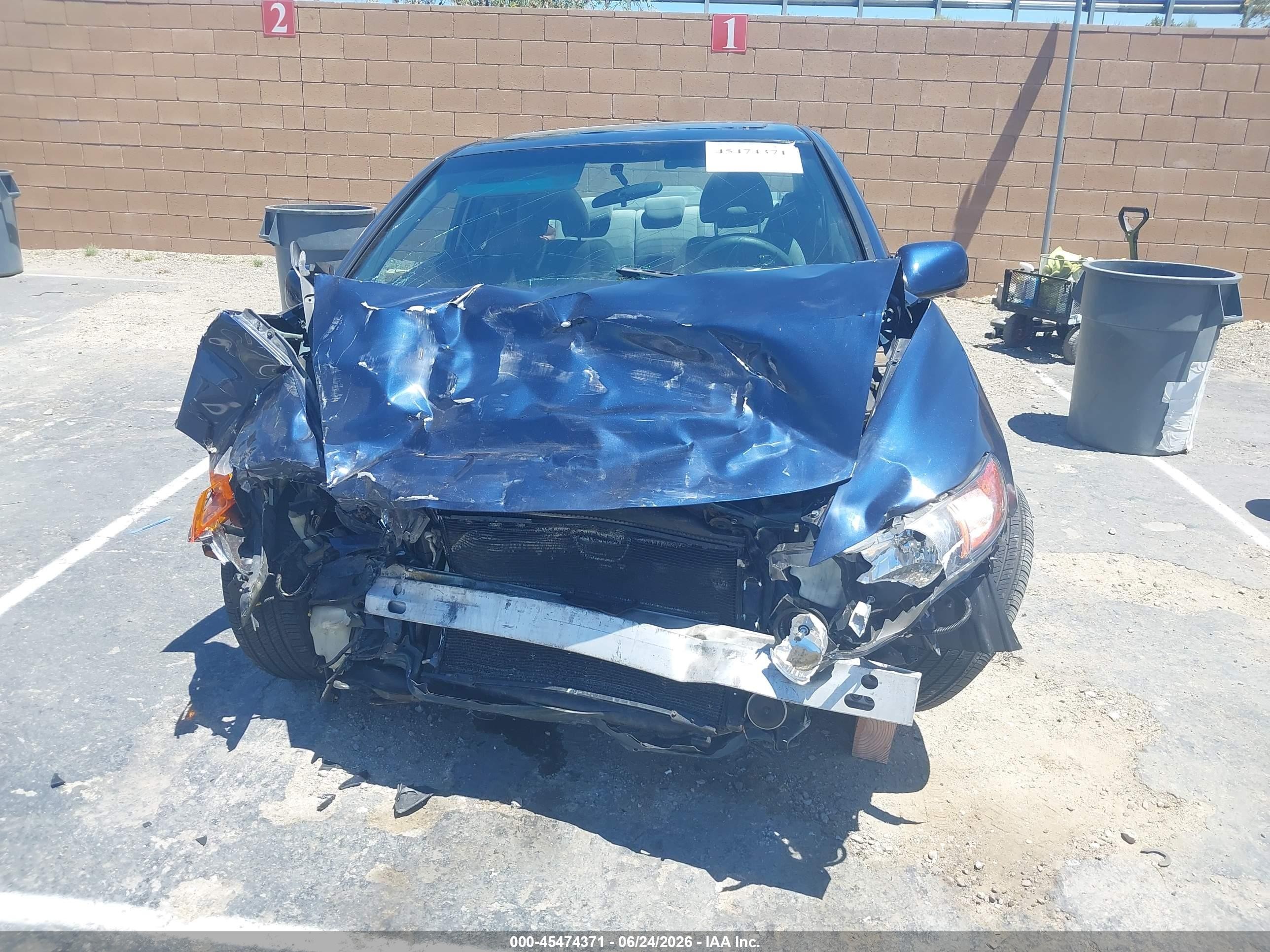 2007 Honda Civic Ex Blue vin: 2HGFG12877H566758
