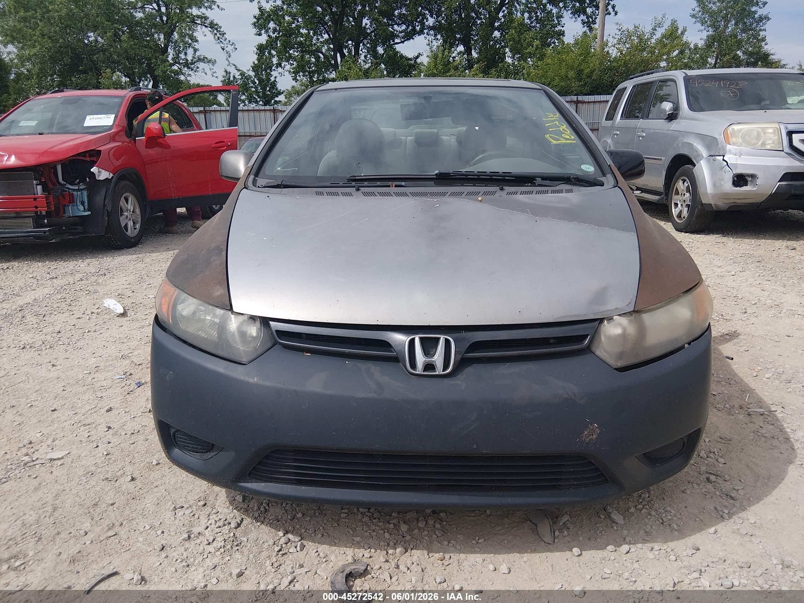 2008 Honda Civic Ex Silver vin: 2HGFG12878H500874