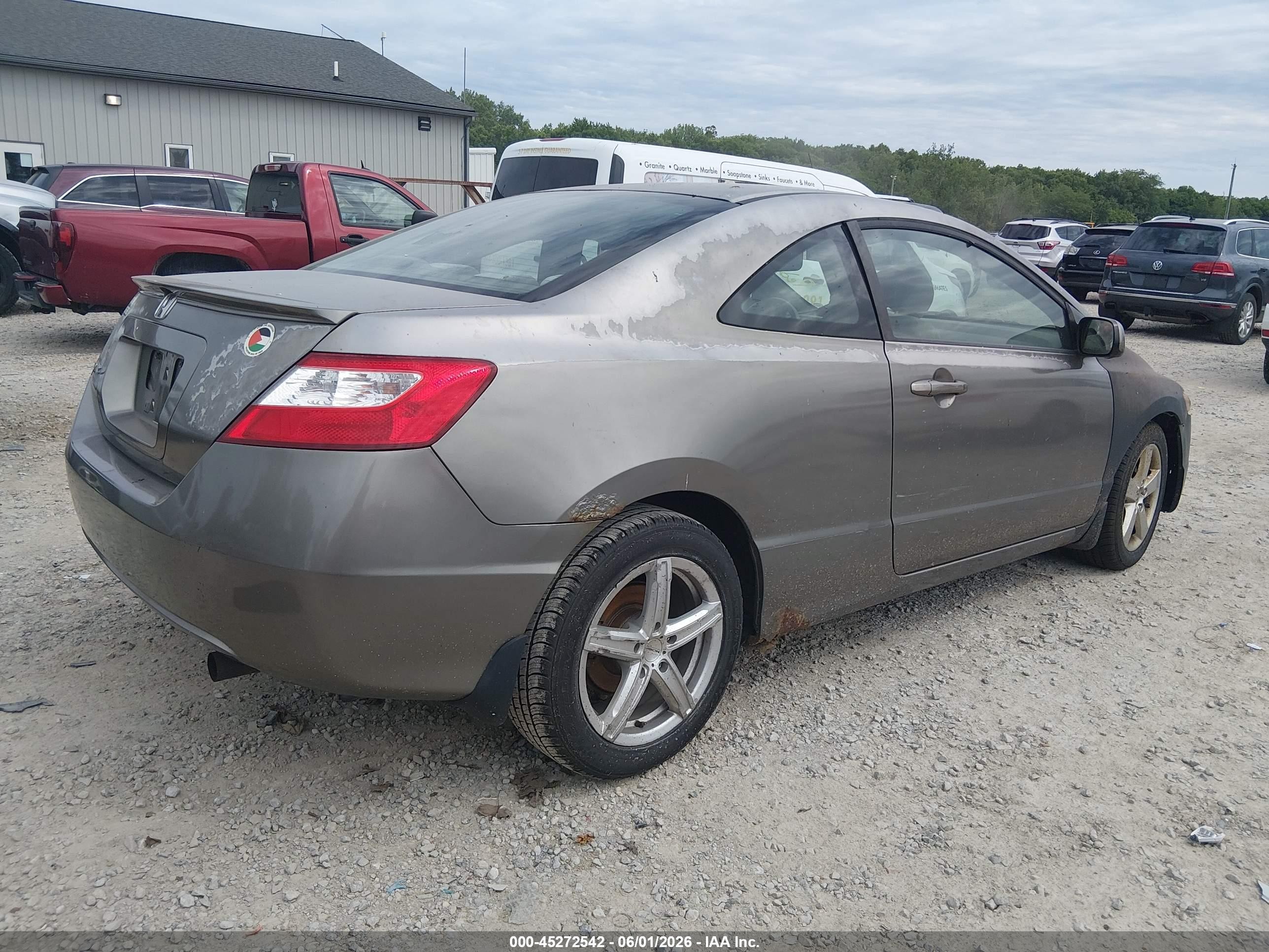 2008 Honda Civic Ex Silver vin: 2HGFG12878H500874