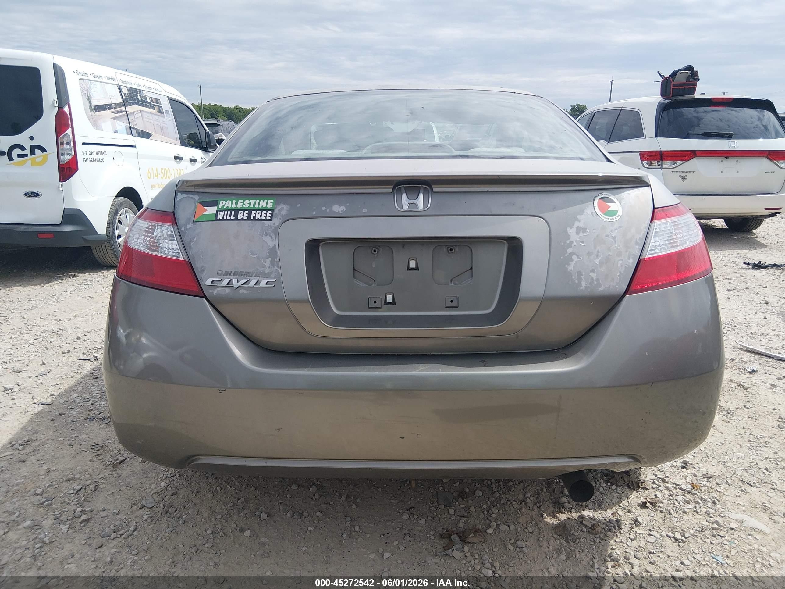 2008 Honda Civic Ex Silver vin: 2HGFG12878H500874