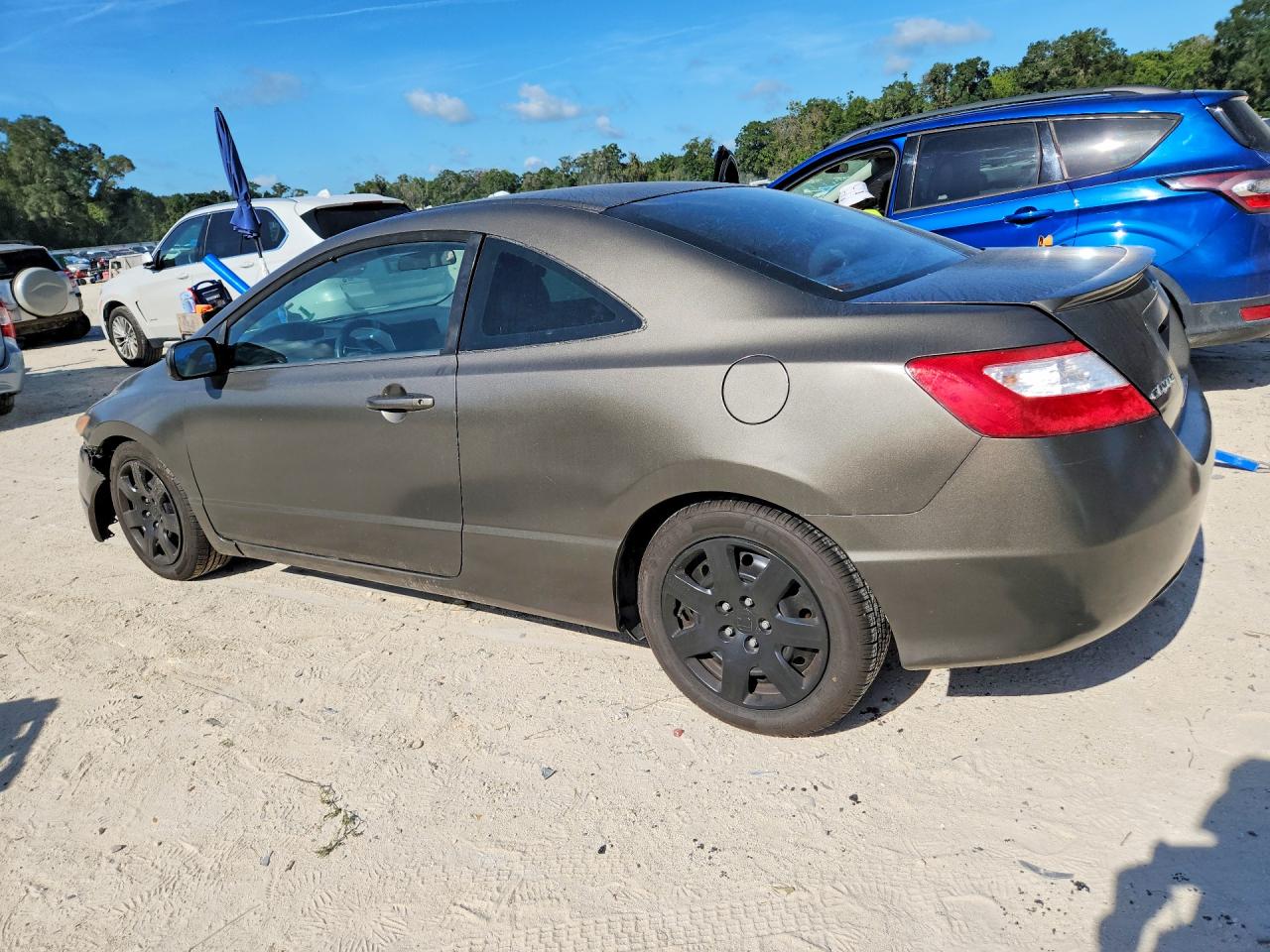 2008 Honda Civic Ex Gray vin: 2HGFG12878H525824