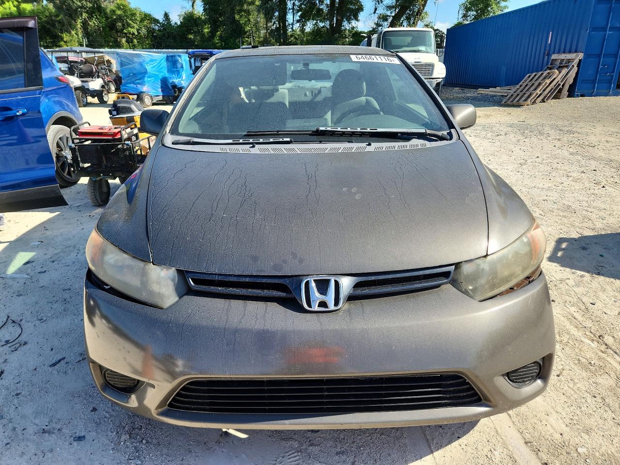 2008 Honda Civic Ex Gray vin: 2HGFG12878H525824