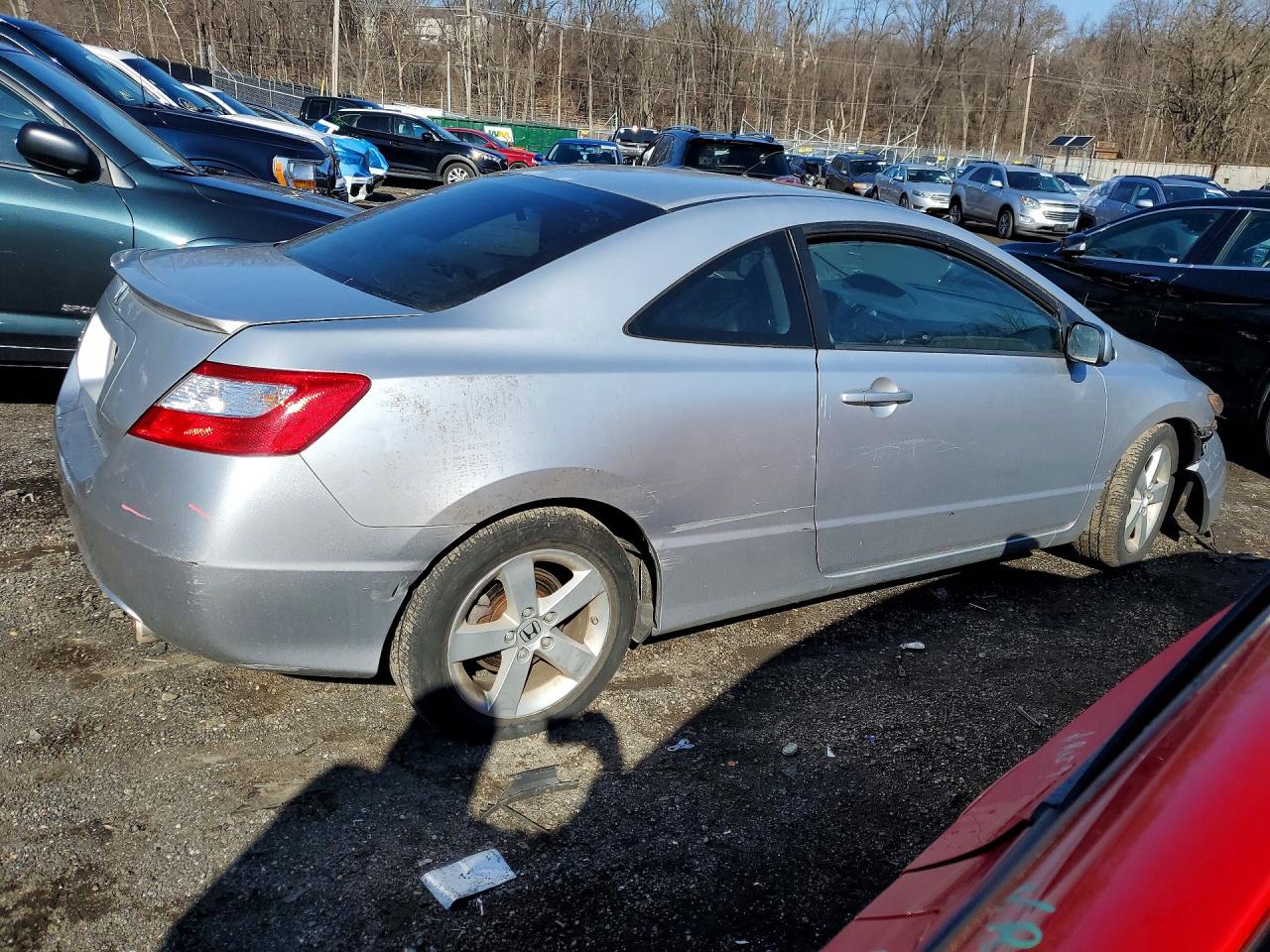 2008 Honda Civic Ex Silver vin: 2HGFG12878H553235