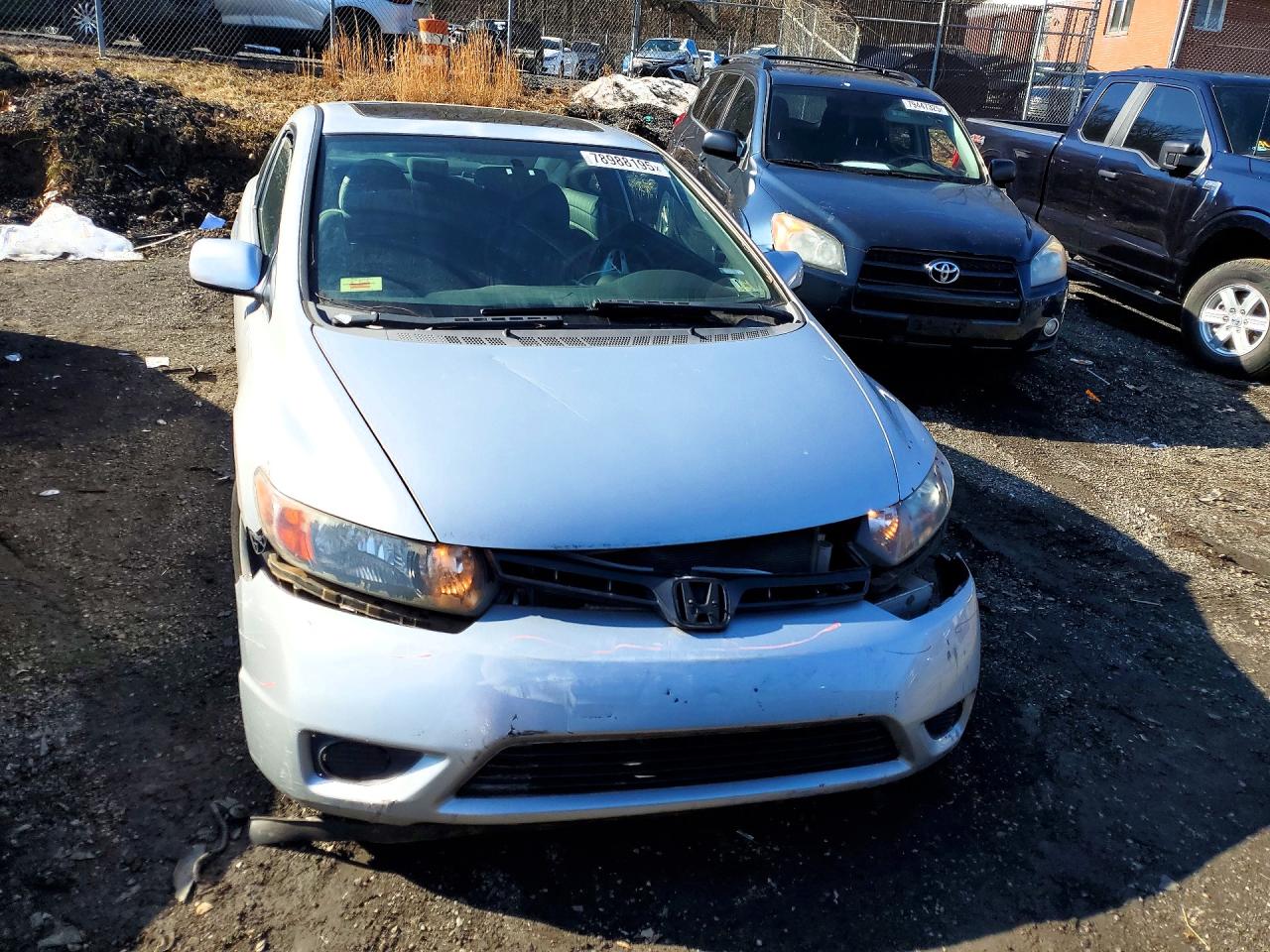 2008 Honda Civic Ex Silver vin: 2HGFG12878H553235