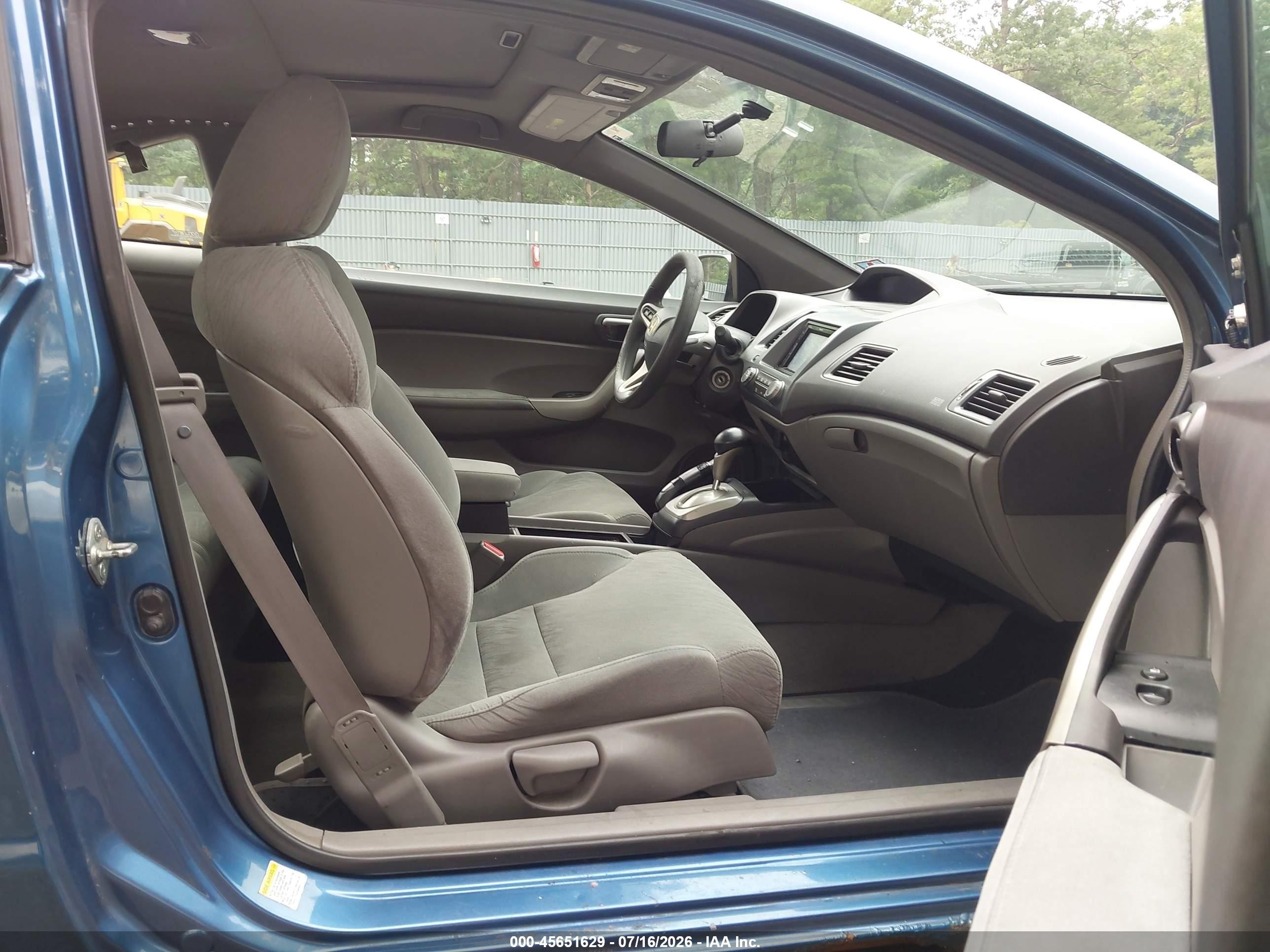 2008 Honda Civic Ex Blue vin: 2HGFG12878H555292