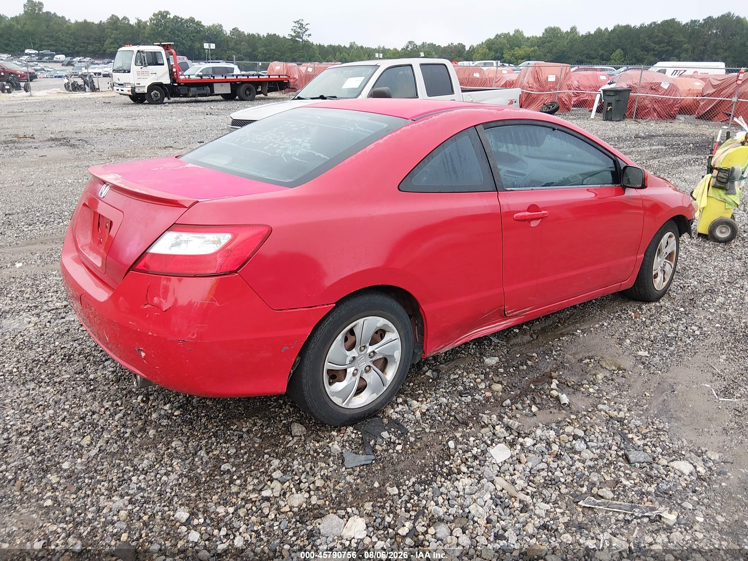 2008 Honda Civic Ex Red vin: 2HGFG12878H557611