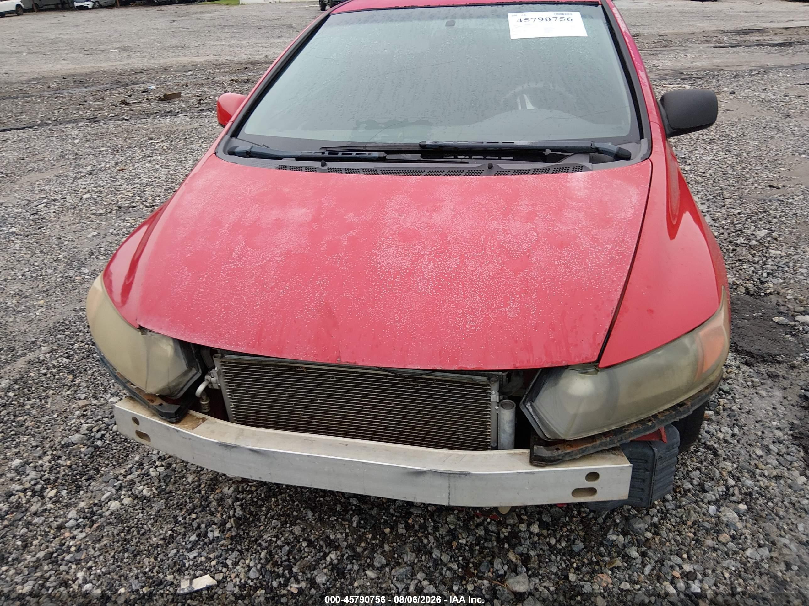 2008 Honda Civic Ex Red vin: 2HGFG12878H557611