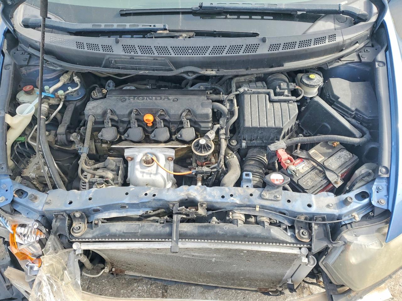 2009 Honda Civic Ex Синий vin: 2HGFG12879H524884