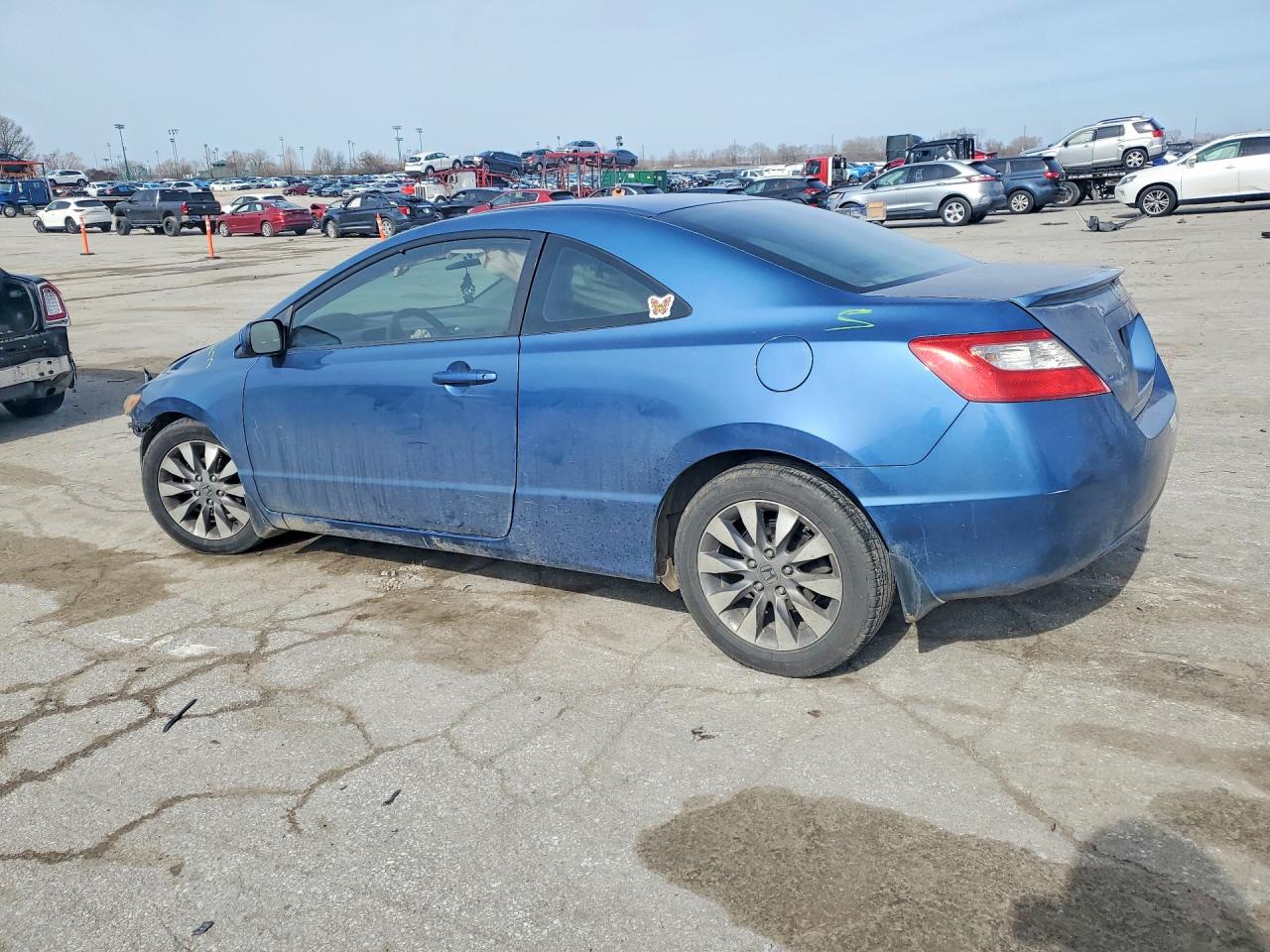 2009 Honda Civic Ex Синий vin: 2HGFG12879H524884