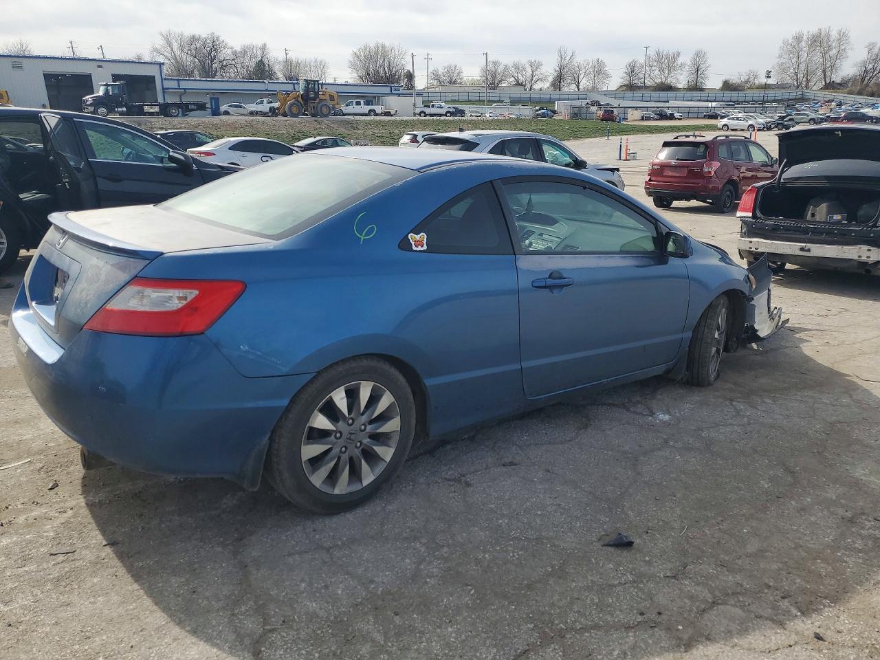 2009 Honda Civic Ex Синий vin: 2HGFG12879H524884