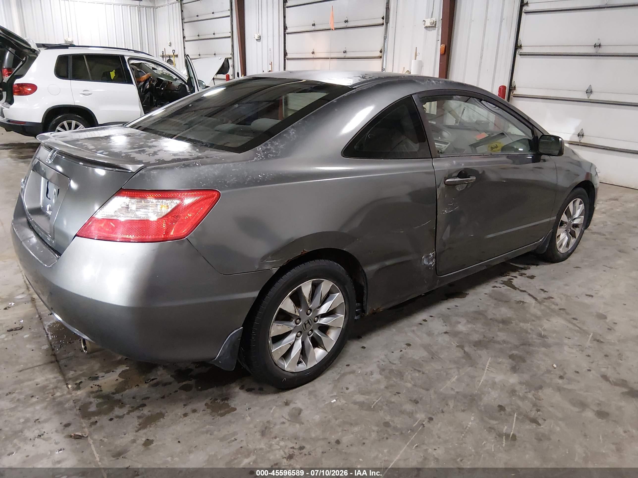 2009 Honda Civic Ex Gray vin: 2HGFG12879H525369