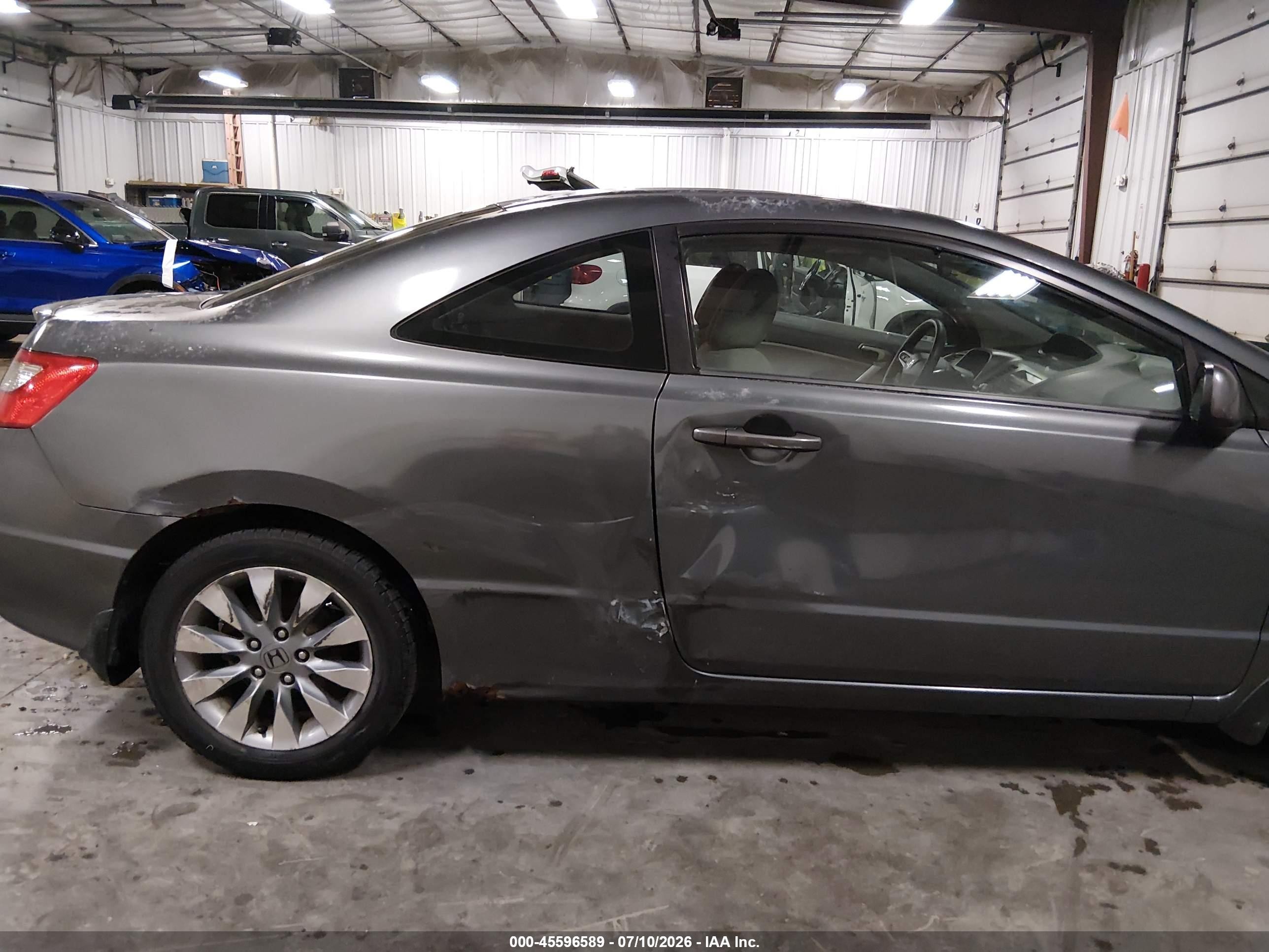 2009 Honda Civic Ex Gray vin: 2HGFG12879H525369
