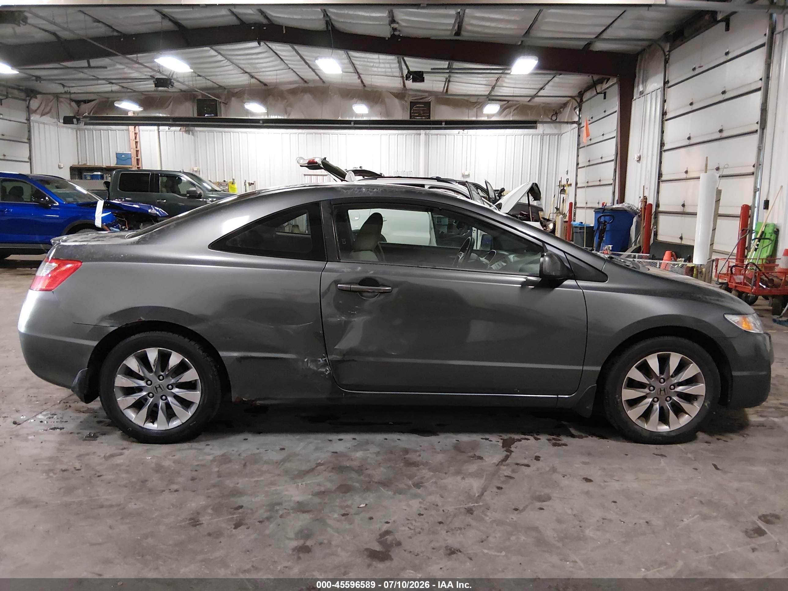 2009 Honda Civic Ex Gray vin: 2HGFG12879H525369