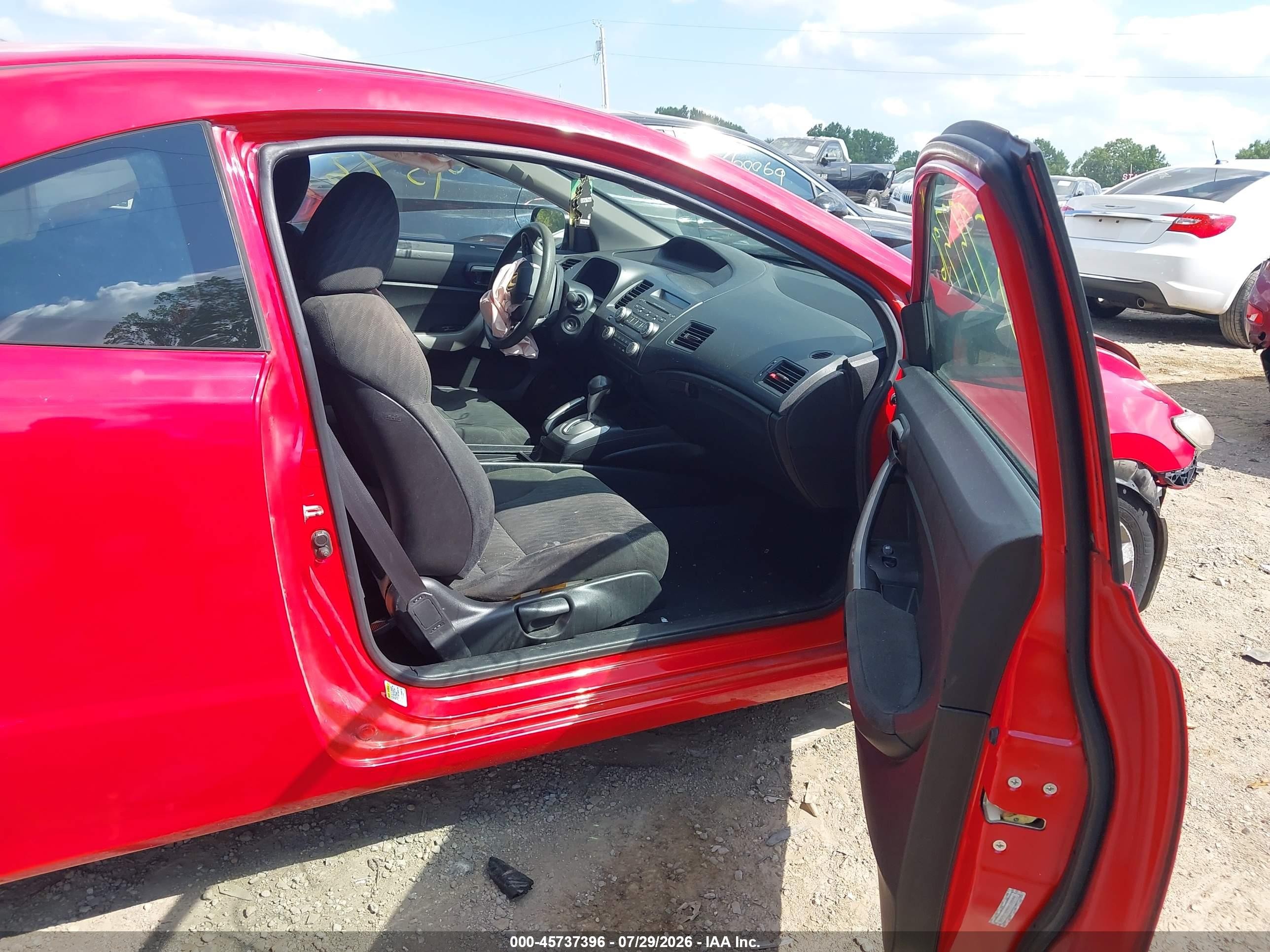 2009 Honda Civic Ex Красный vin: 2HGFG12879H528594