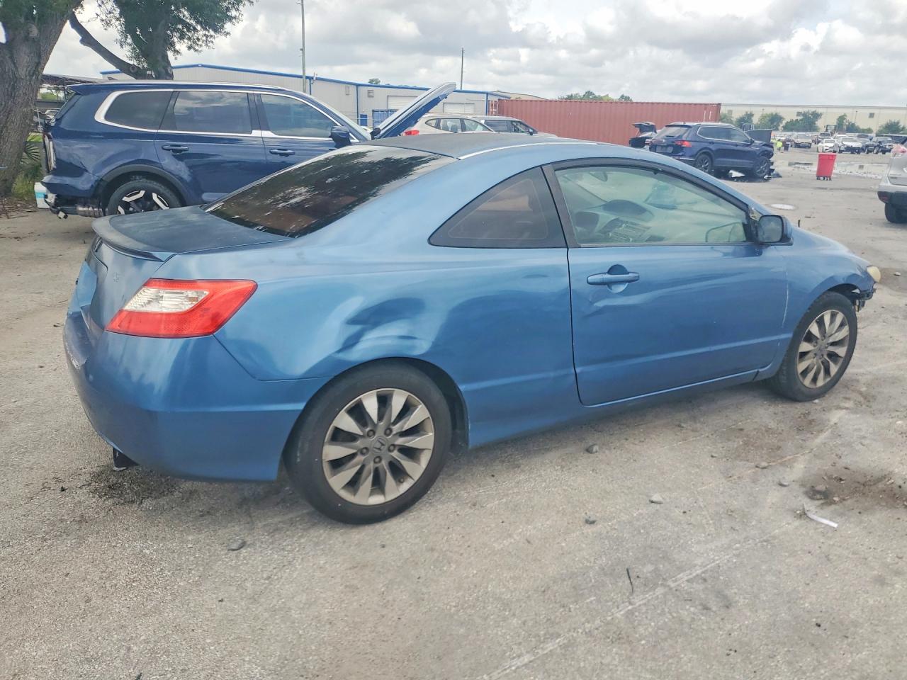 2009 Honda Civic Ex Blue vin: 2HGFG12879H530958