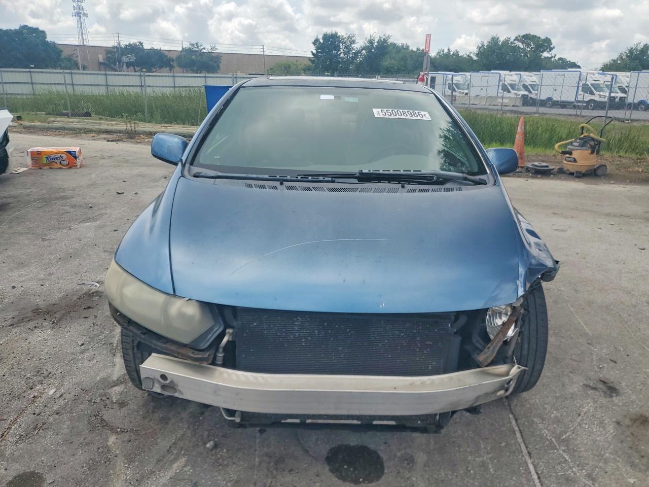2009 Honda Civic Ex Blue vin: 2HGFG12879H530958