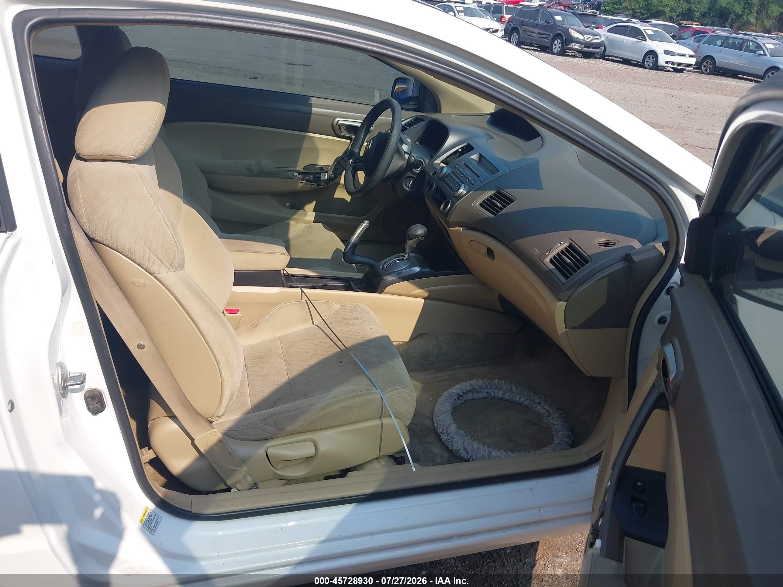 2006 Honda Civic Ex White vin: 2HGFG12886H502663