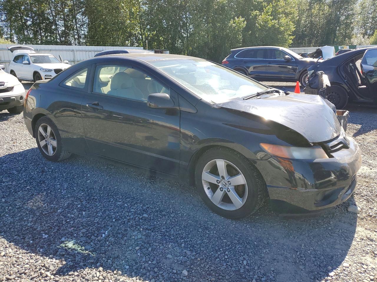2006 Honda Civic Ex Black vin: 2HGFG12886H504316