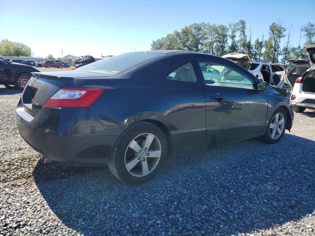 2006 Honda Civic Ex Black vin: 2HGFG12886H504316