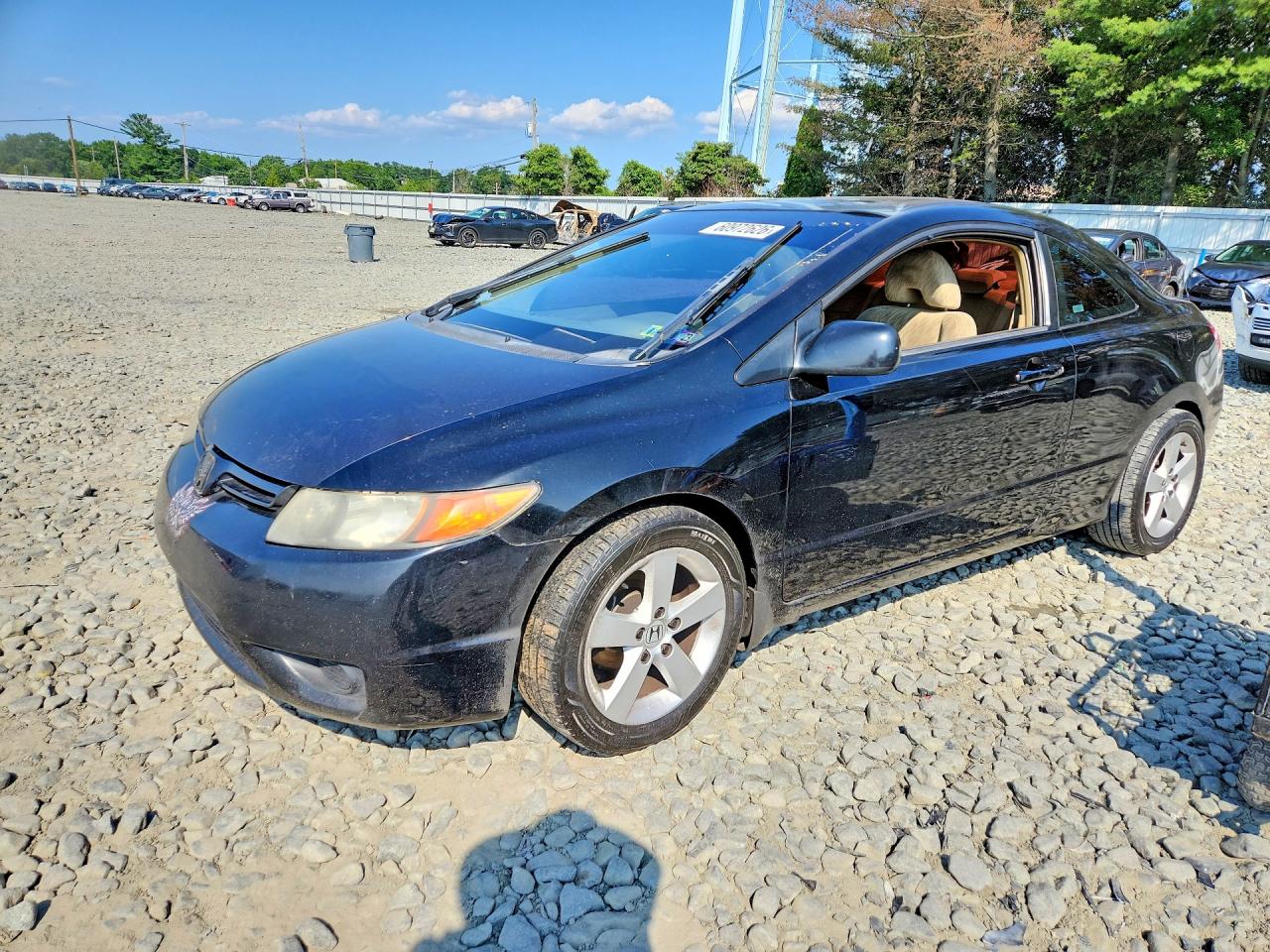 2006 Honda Civic Ex Black vin: 2HGFG12886H524971