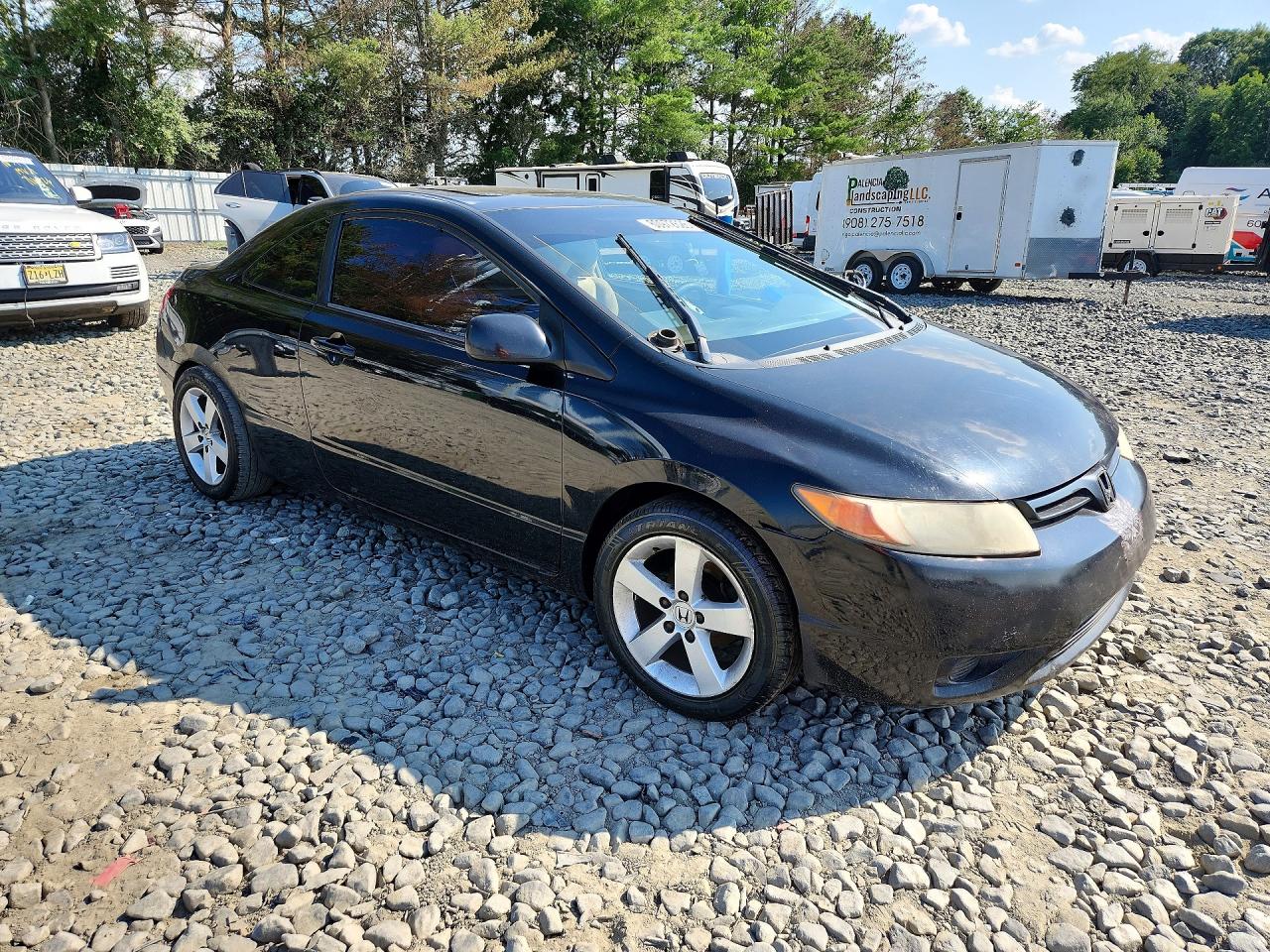 2006 Honda Civic Ex Black vin: 2HGFG12886H524971