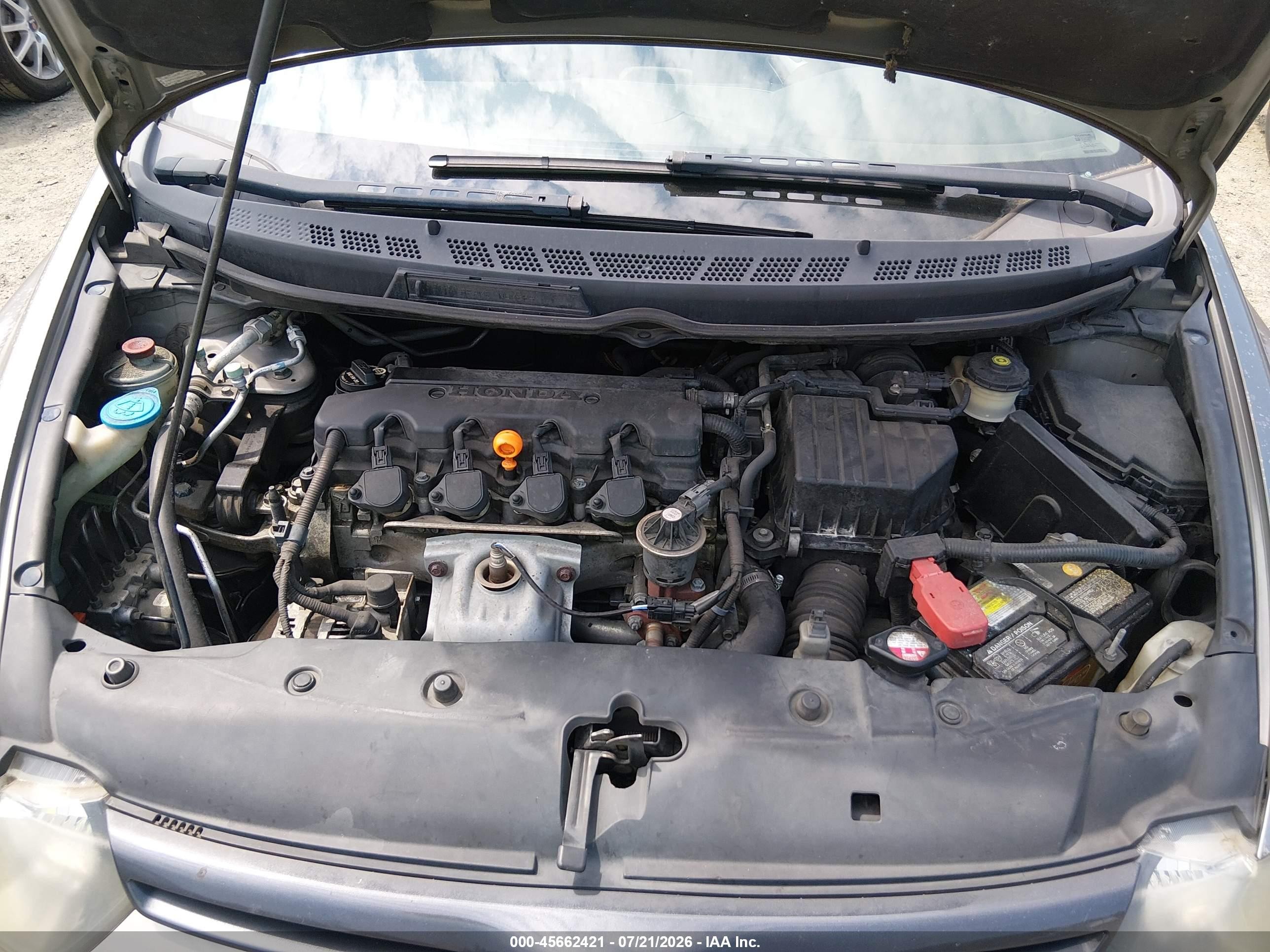 2006 Honda Civic Ex Gray vin: 2HGFG12886H557078