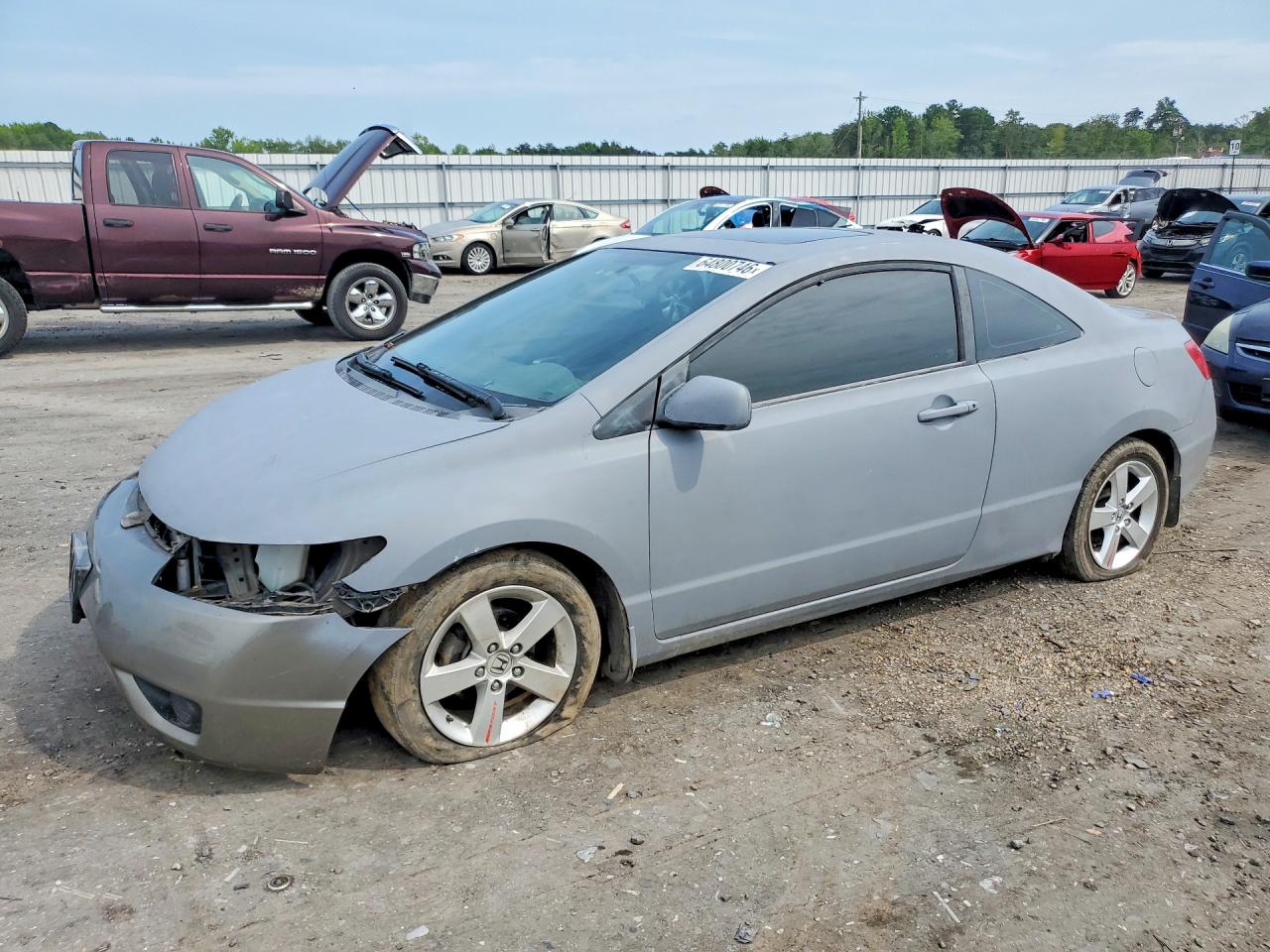 2006 Honda Civic Ex Silver vin: 2HGFG12886H560272