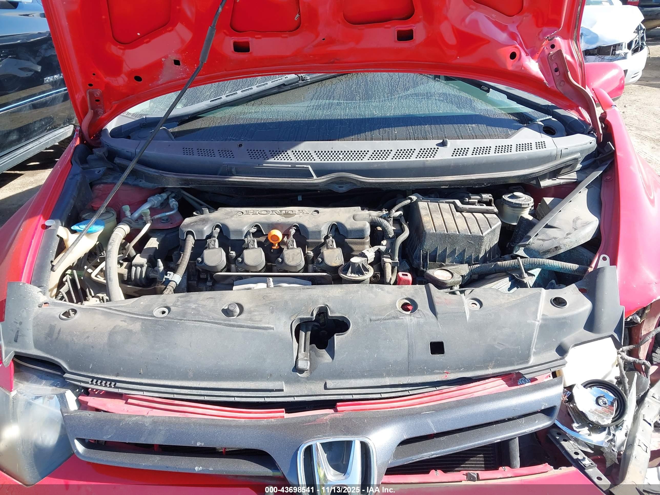 2006 Honda Civic Ex Red vin: 2HGFG12886H564256