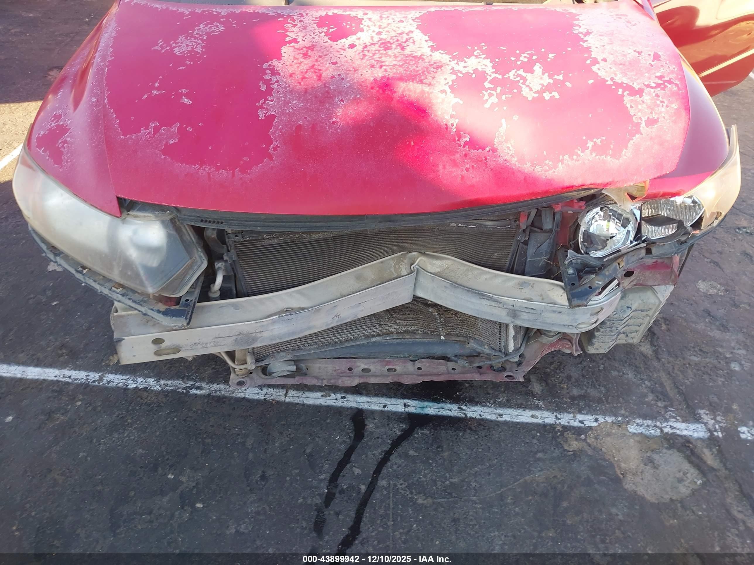 2007 Honda Civic Ex Red vin: 2HGFG12887H505578