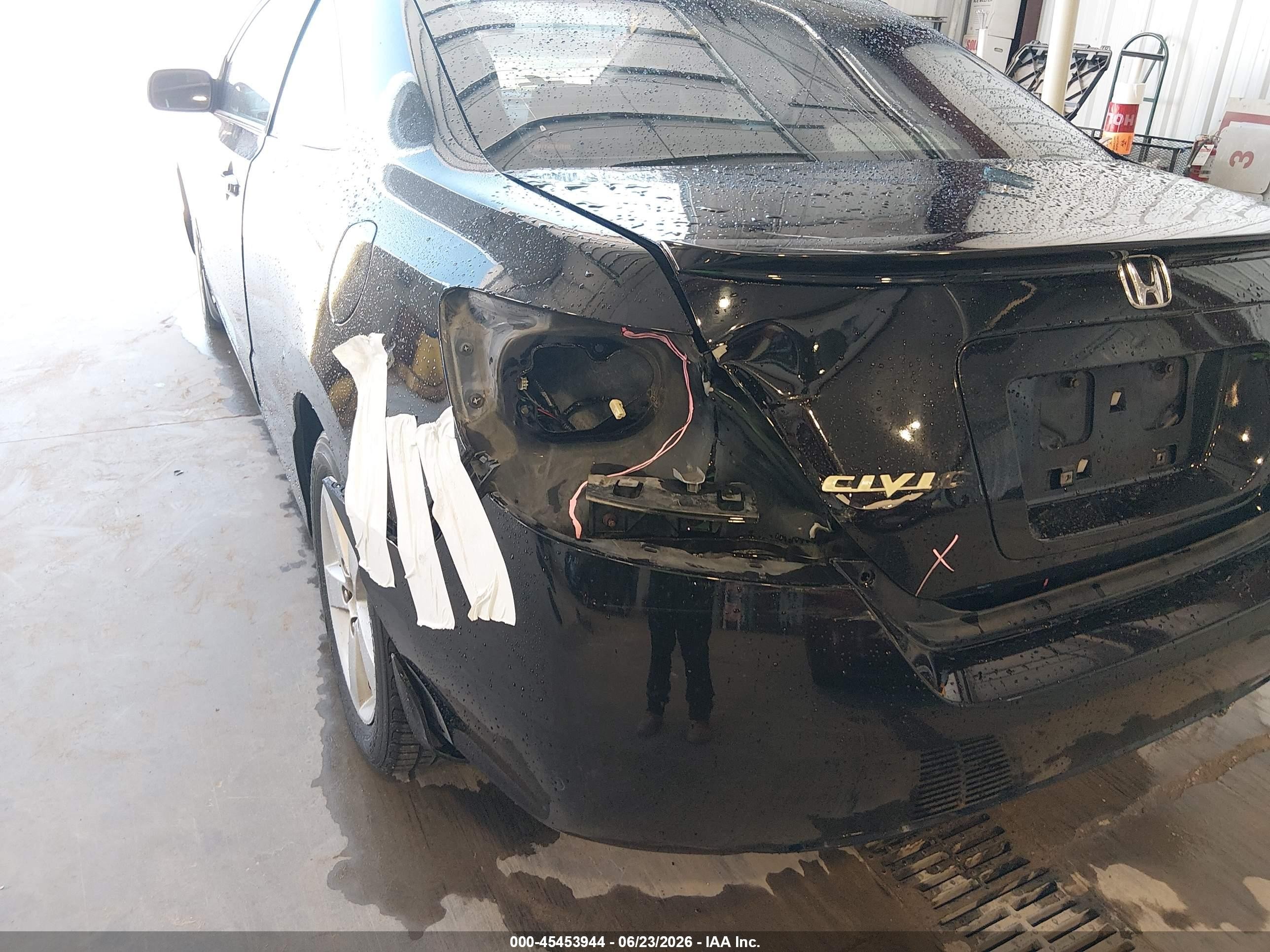 2007 Honda Civic Ex Black vin: 2HGFG12887H508593