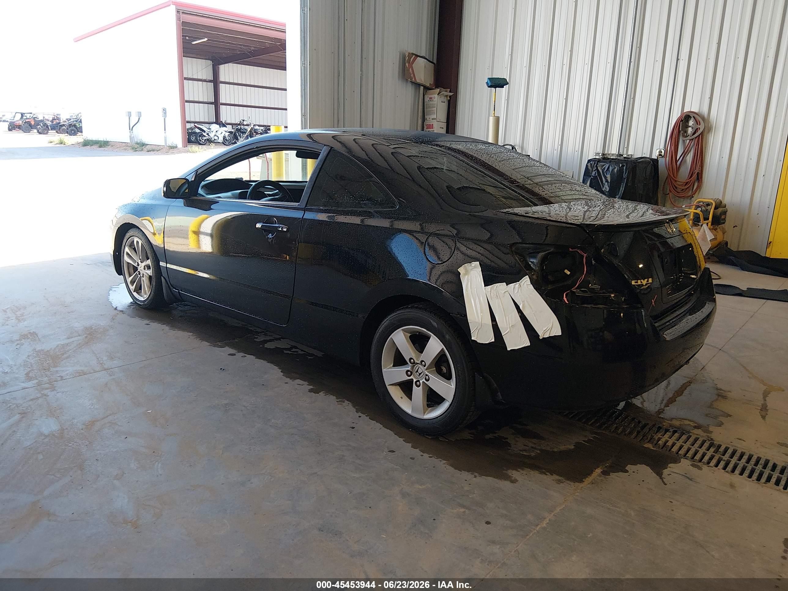 2007 Honda Civic Ex Black vin: 2HGFG12887H508593