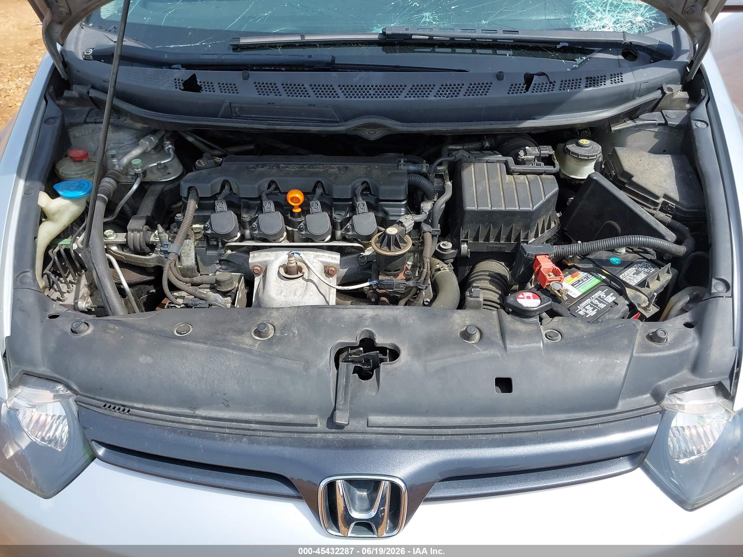 2007 Honda Civic Ex Silver vin: 2HGFG12887H519822