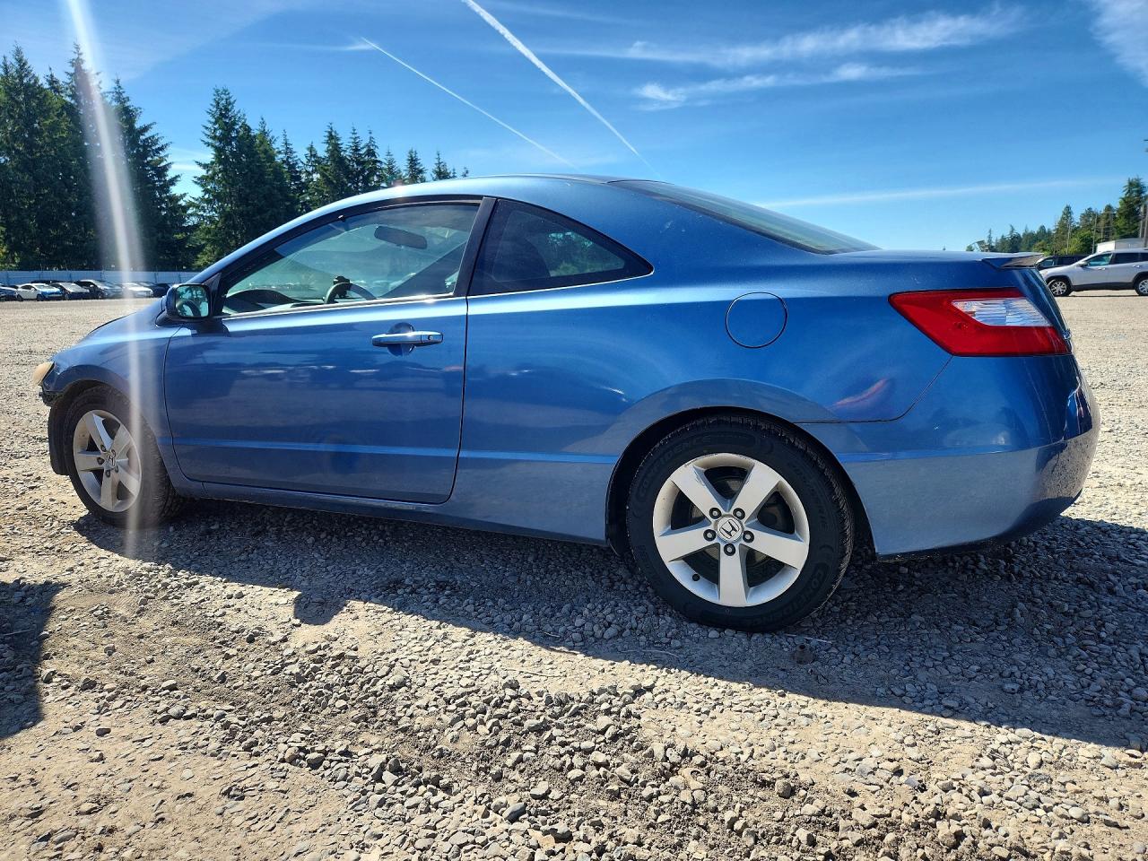 2007 Honda Civic Ex Blue vin: 2HGFG12887H553663