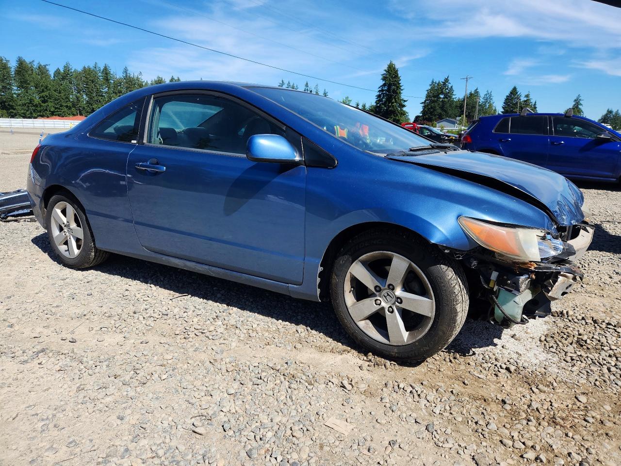 2007 Honda Civic Ex Blue vin: 2HGFG12887H553663