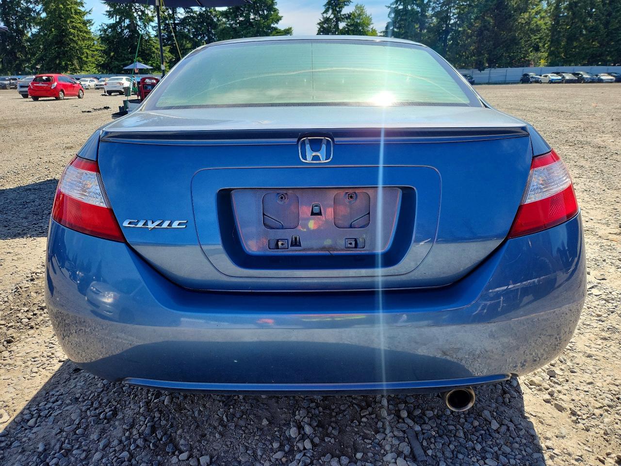 2007 Honda Civic Ex Blue vin: 2HGFG12887H553663