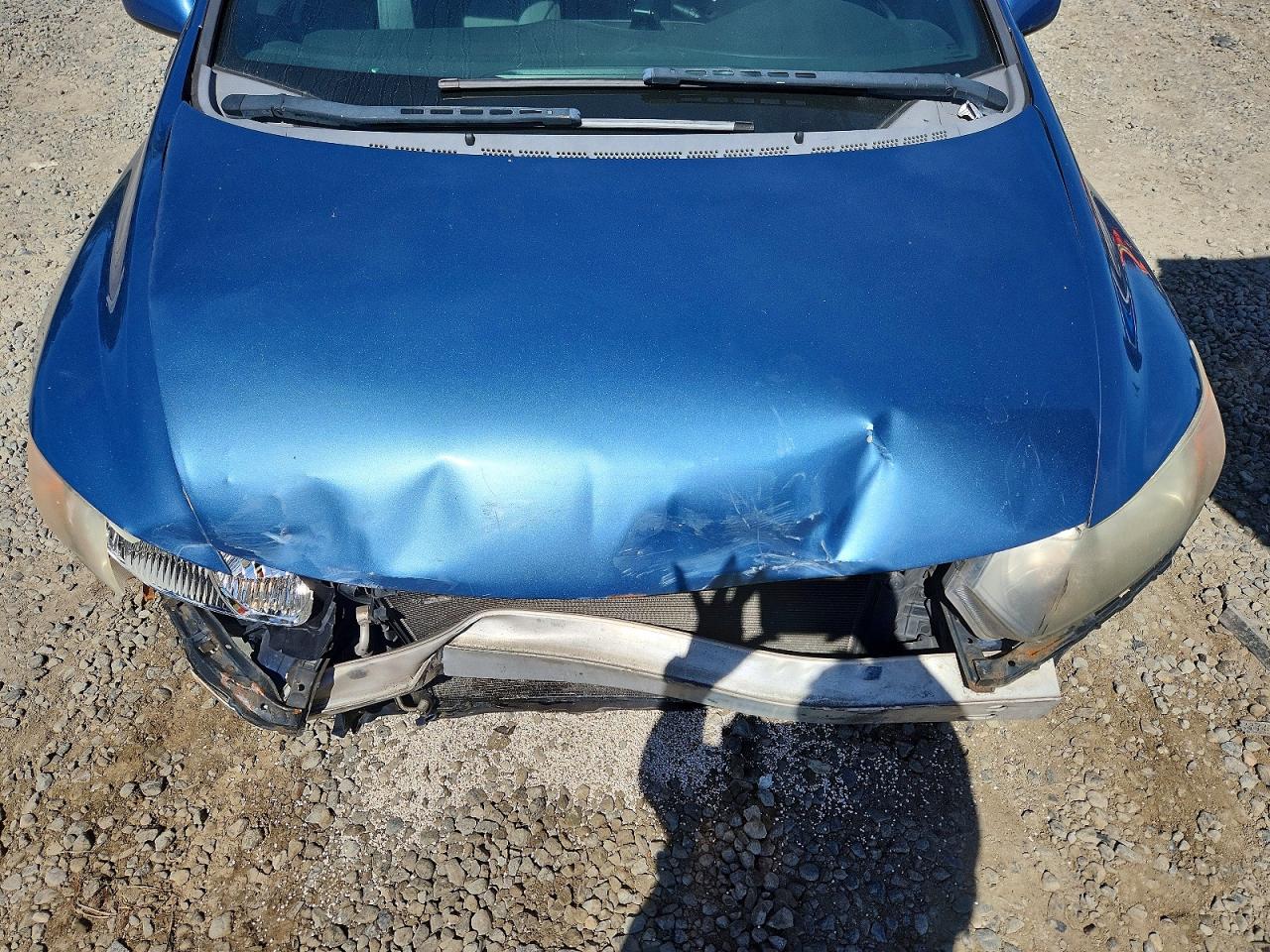 2007 Honda Civic Ex Blue vin: 2HGFG12887H553663