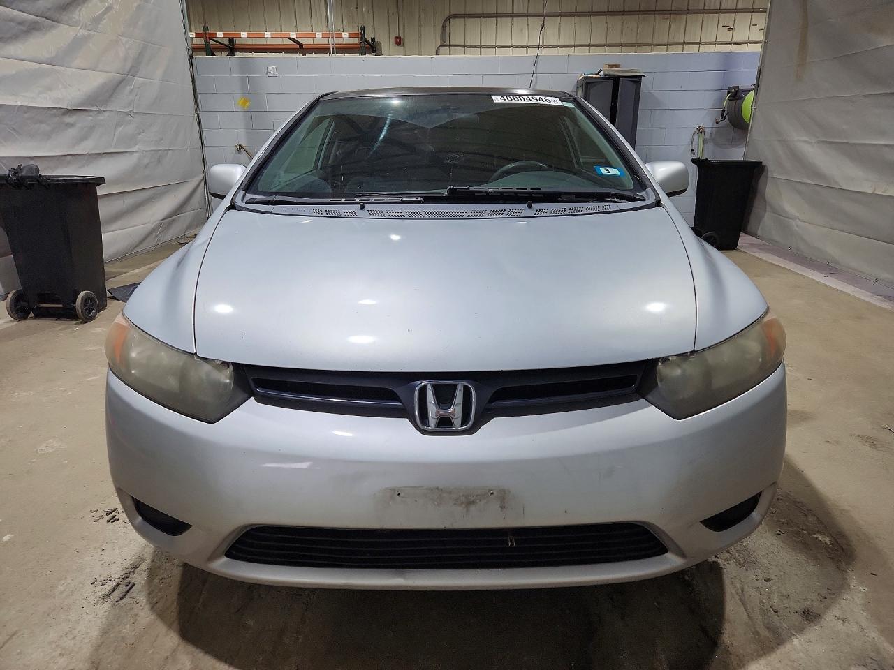 2007 Honda Civic Ex Silver vin: 2HGFG12887H579308