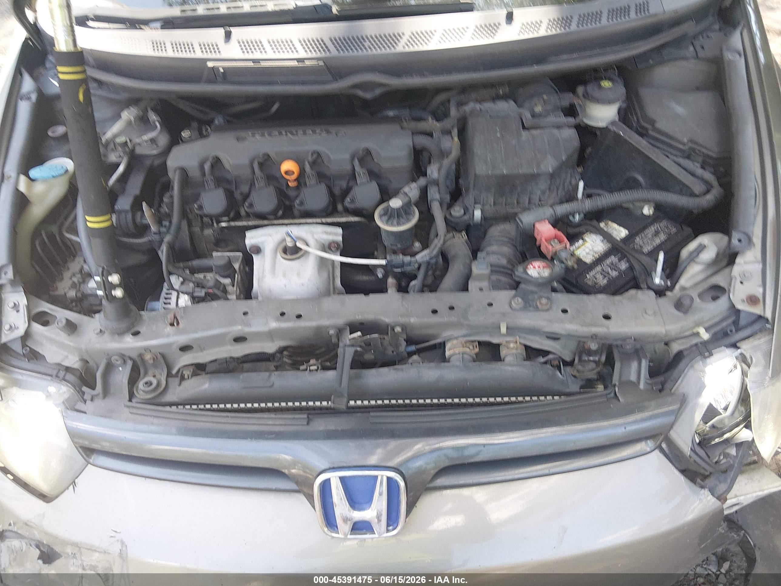 2008 Honda Civic Ex Gray vin: 2HGFG12888H503394