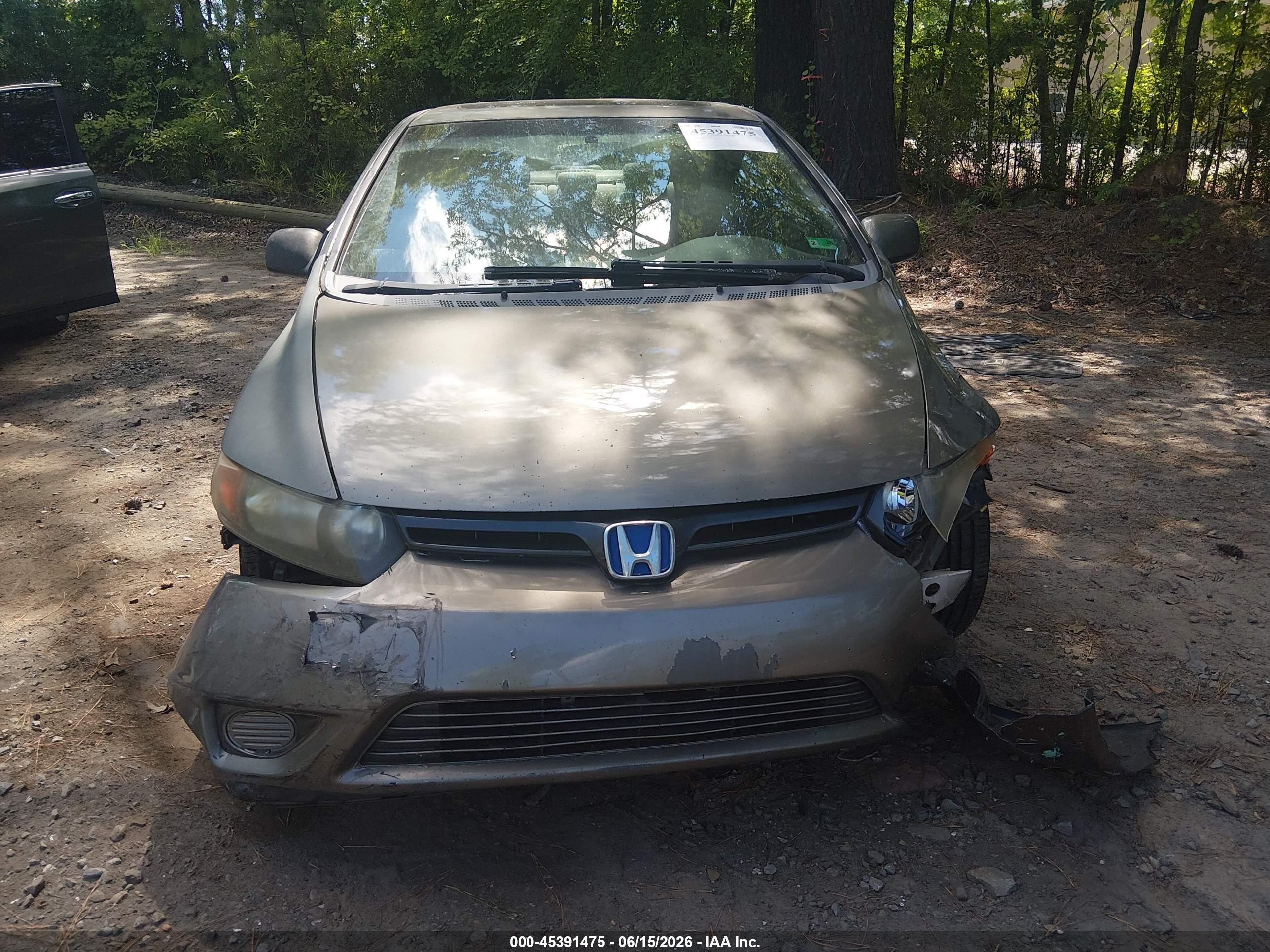 2008 Honda Civic Ex Gray vin: 2HGFG12888H503394