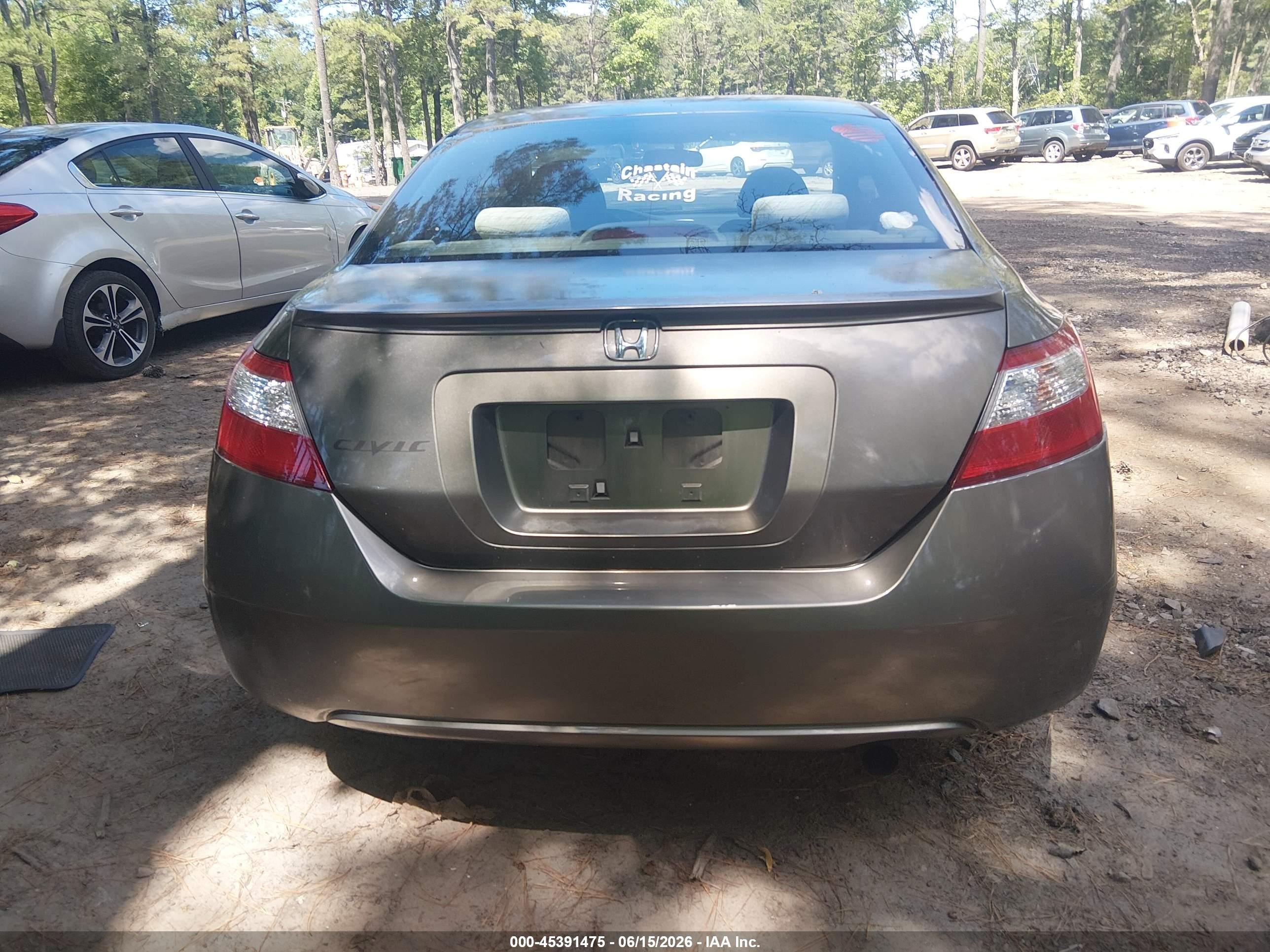 2008 Honda Civic Ex Gray vin: 2HGFG12888H503394