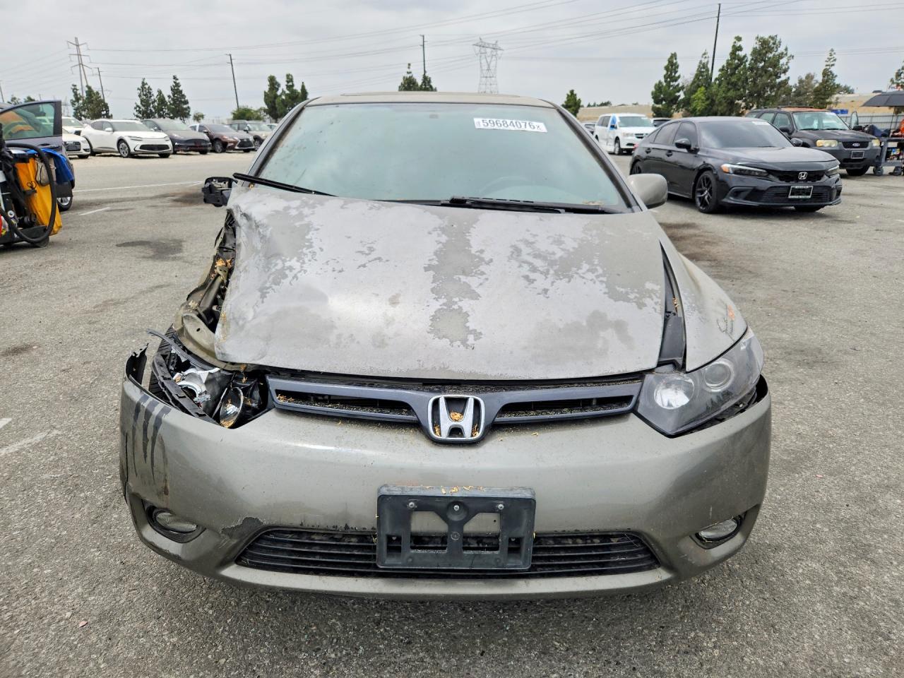 2008 Honda Civic Ex Коричневый vin: 2HGFG12888H531809